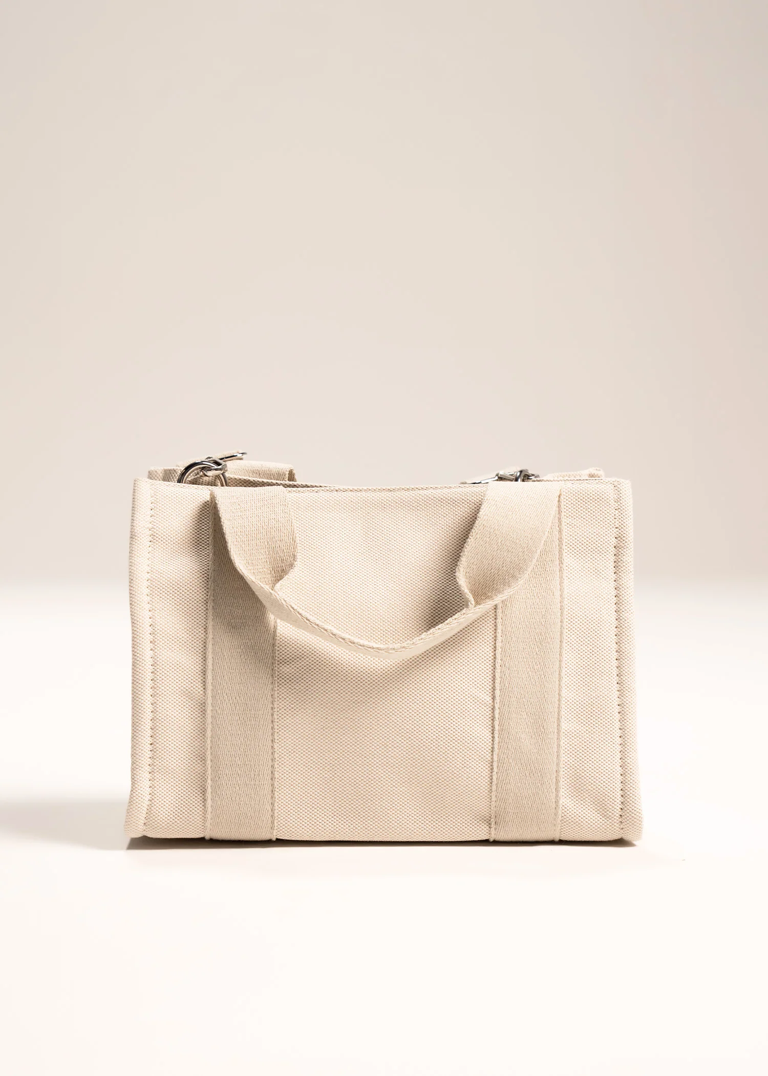 Canvas shoulder bag with contrasting strap- R19 - Image 5