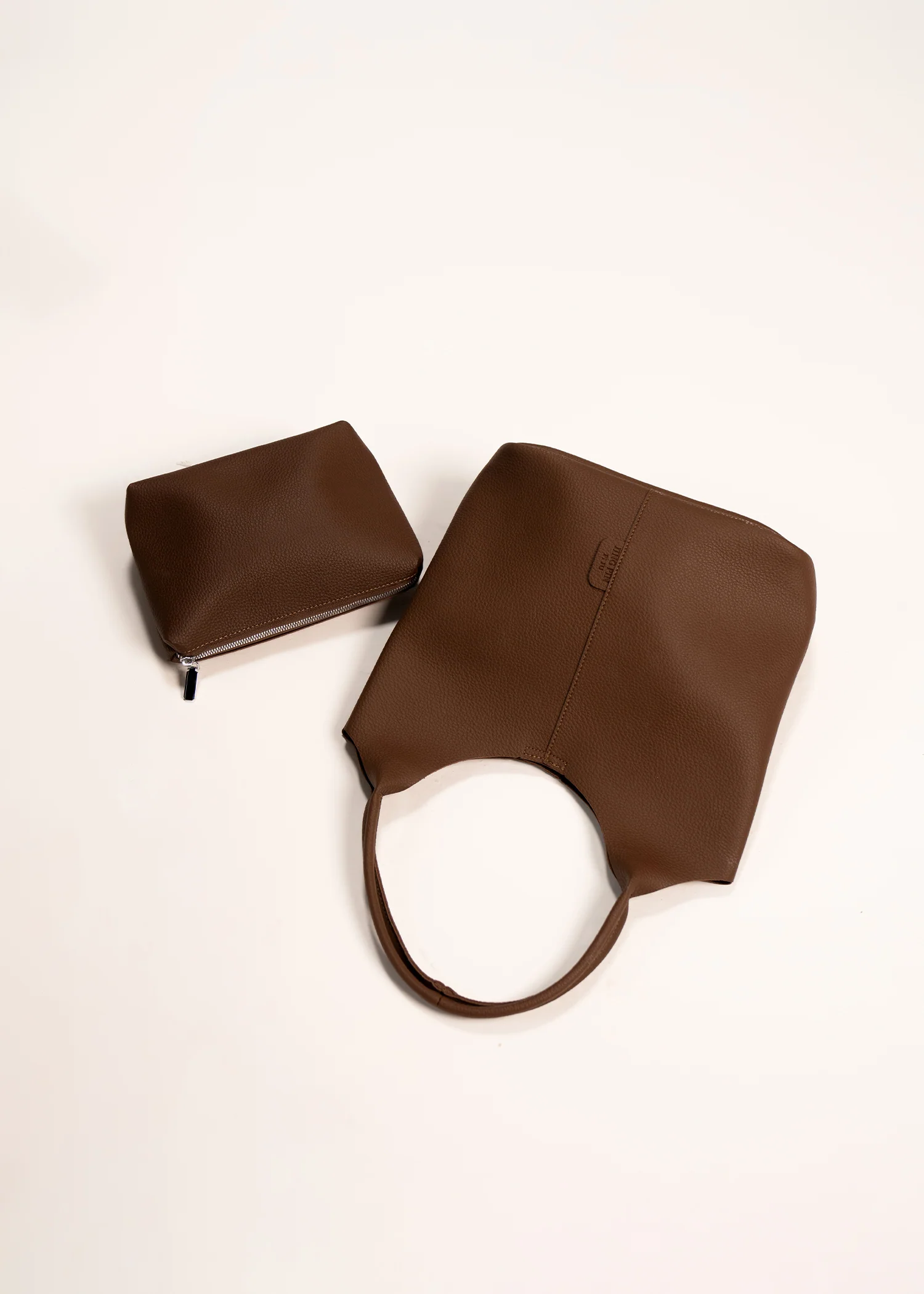 Coffee Brown Mini Bucket Bag- 8733-KOA-B-S25 - Image 2