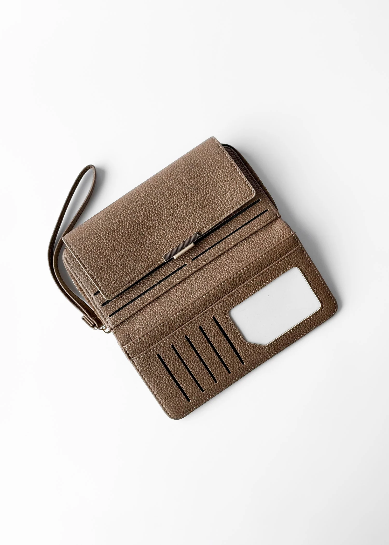 Slim Wristlet Clutch- 9019-KOA-S25 - Image 5