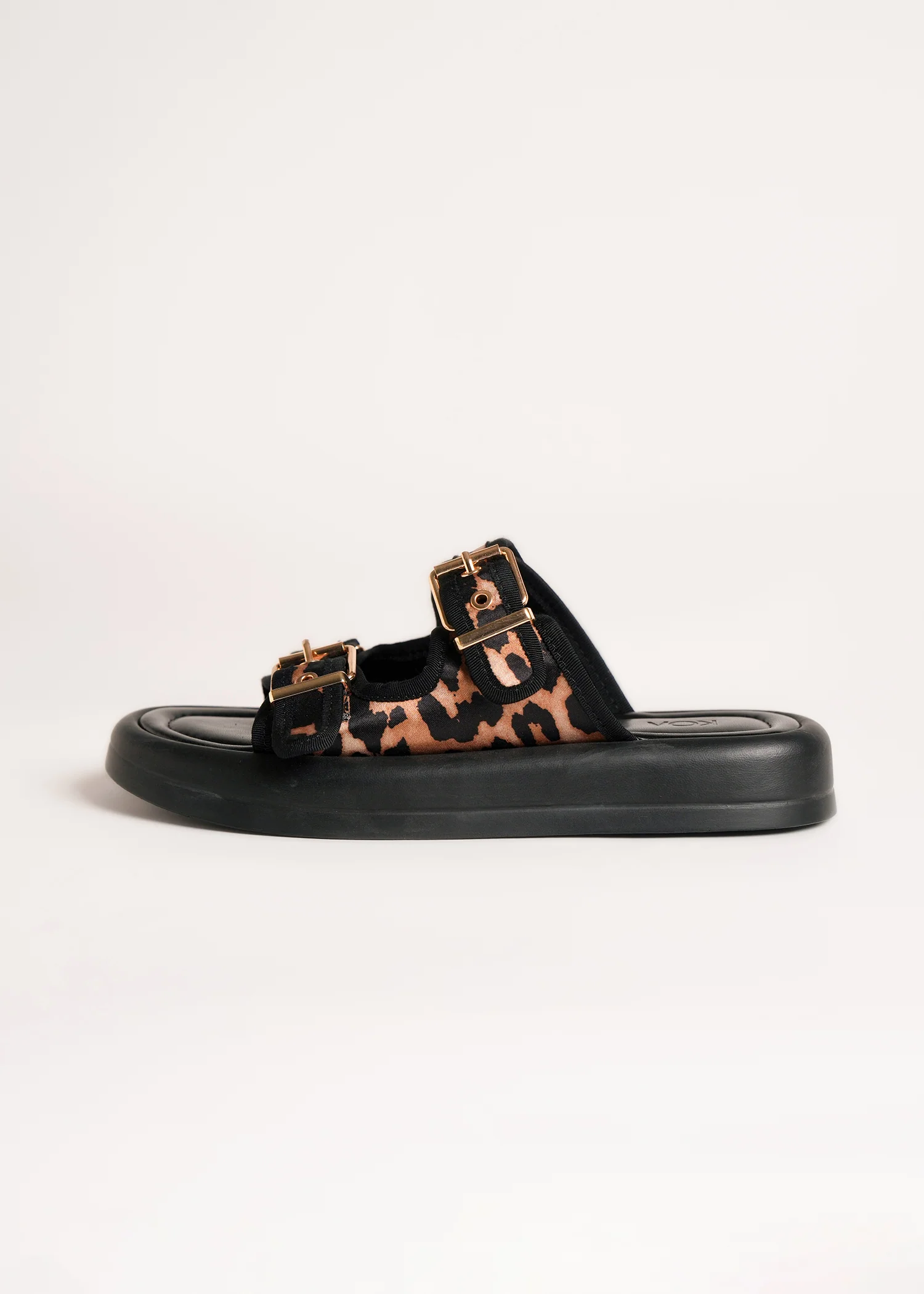 Animal print buckled slides- R25SS00976 - Image 3
