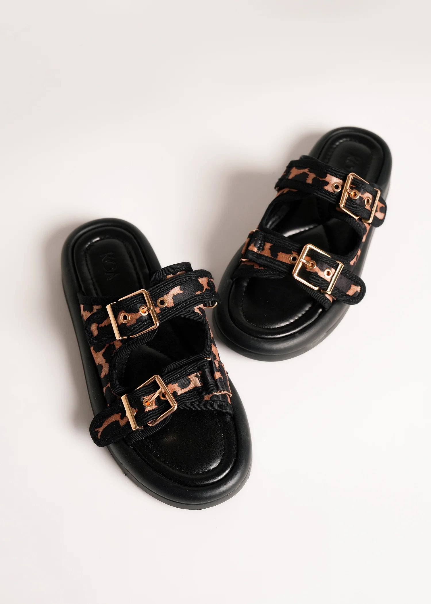 Animal print buckled slides- R25SS00976 - Image 5