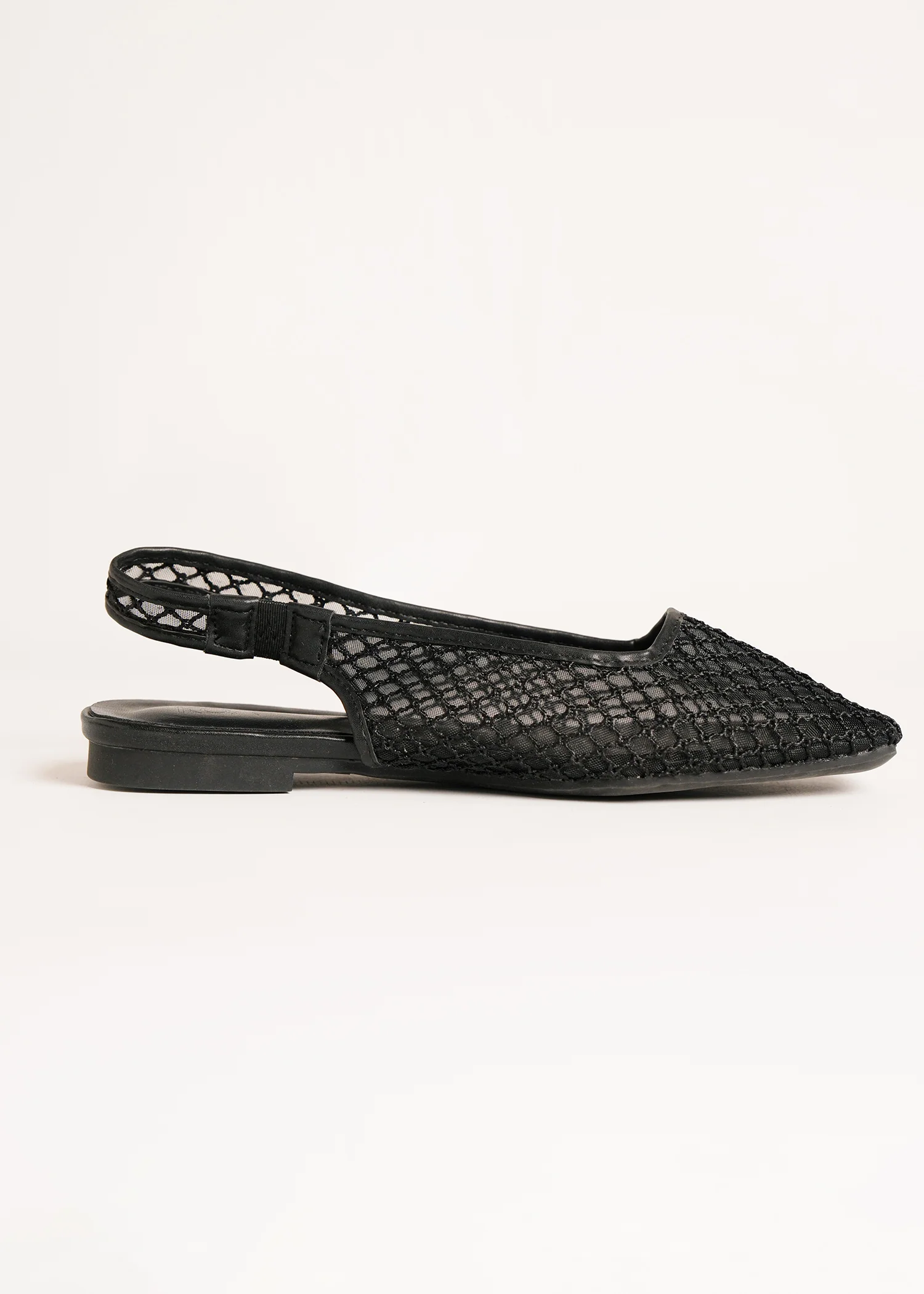 Mesh slingback pointed flats- R25SS04857 - Image 3