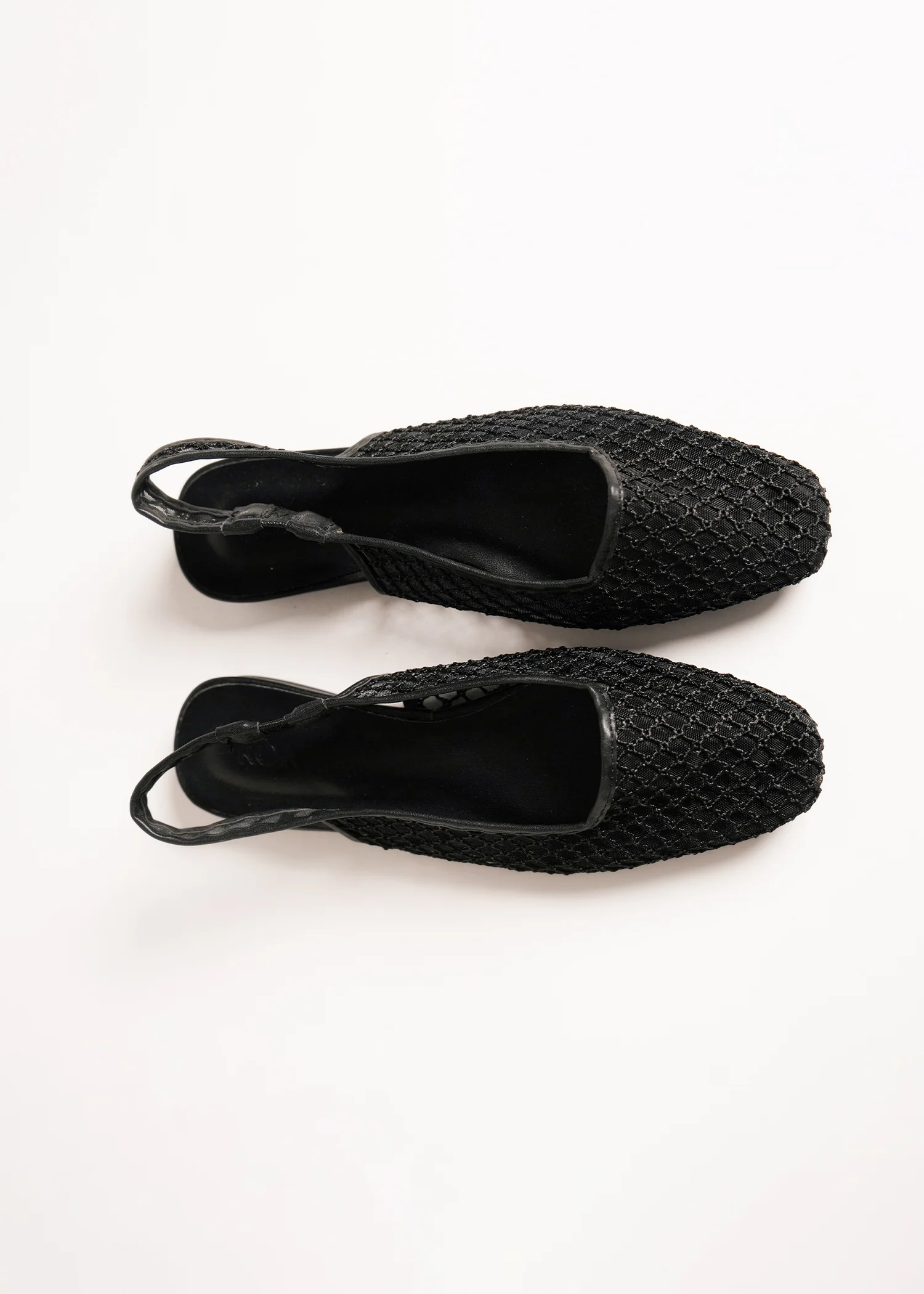 Mesh slingback pointed flats- R25SS04857 - Image 4