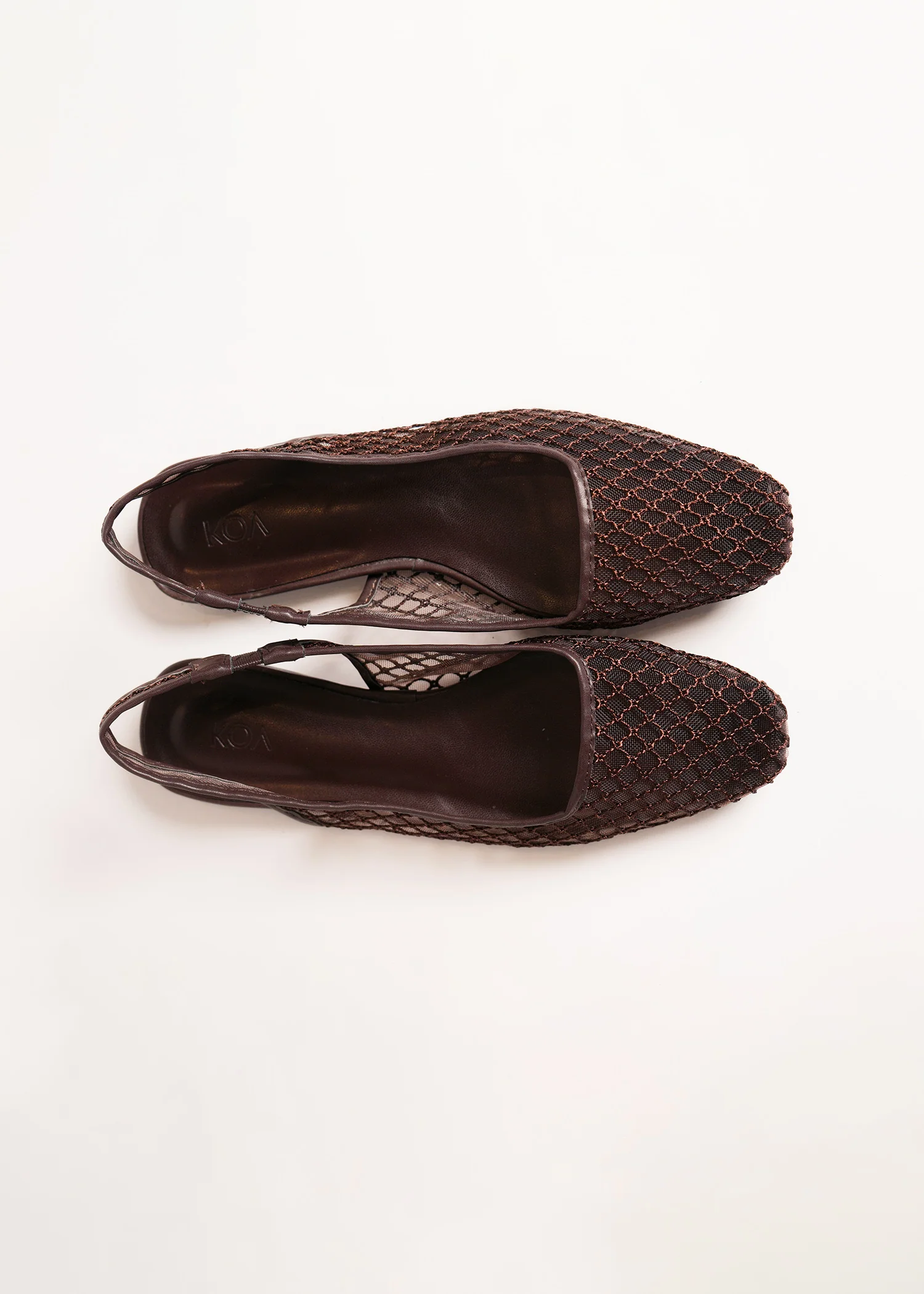 Mesh slingback pointed flats- R25SS04857 - Image 4