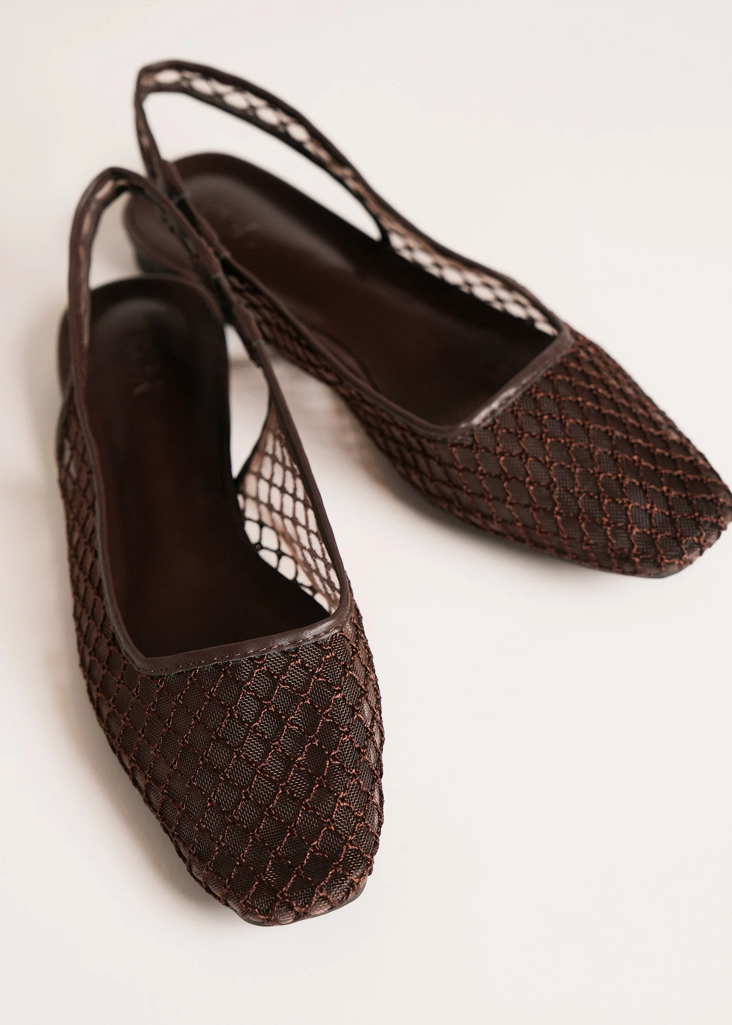 Mesh slingback pointed flats- R25SS04857 - Image 5