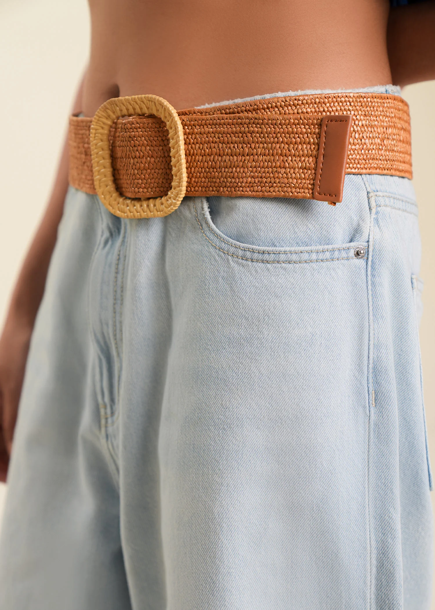 Woven buckle belt strap- D7-01-KOA-BELT-W25 - Image 5