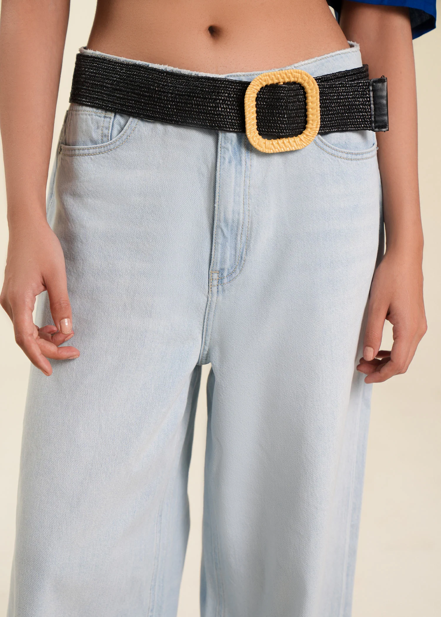 Woven buckle belt strap- D7-01-KOA-BELT-W25 - Image 5