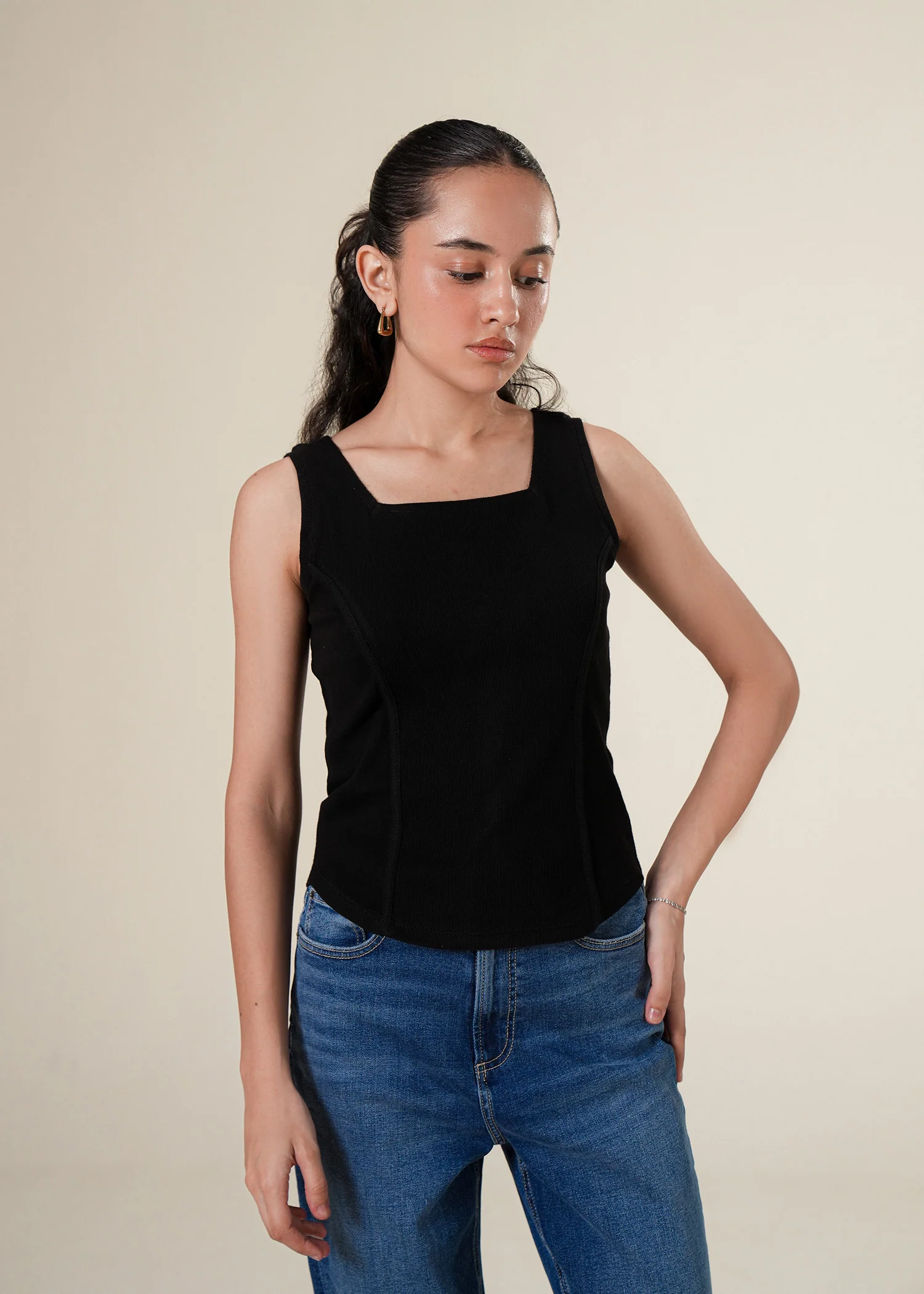 Corset-Style Tank Top- WS25-247 - Image 4