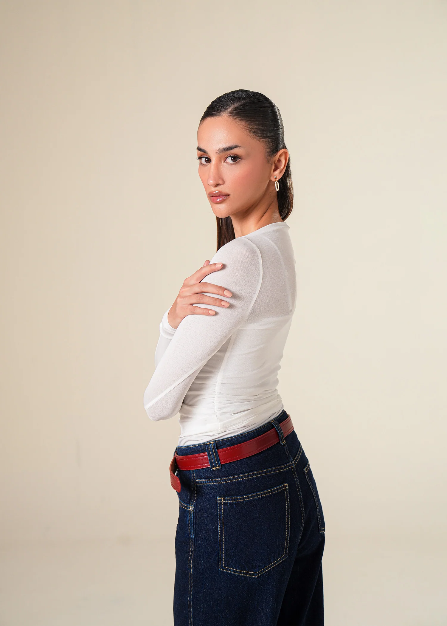 Boat-Neck Sheer Top- WS25-254 - Image 5