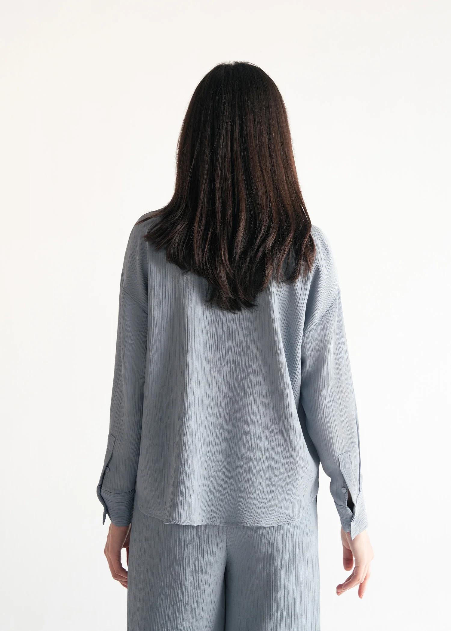 Textured Button Down Shirt- WS25-258 - Image 5