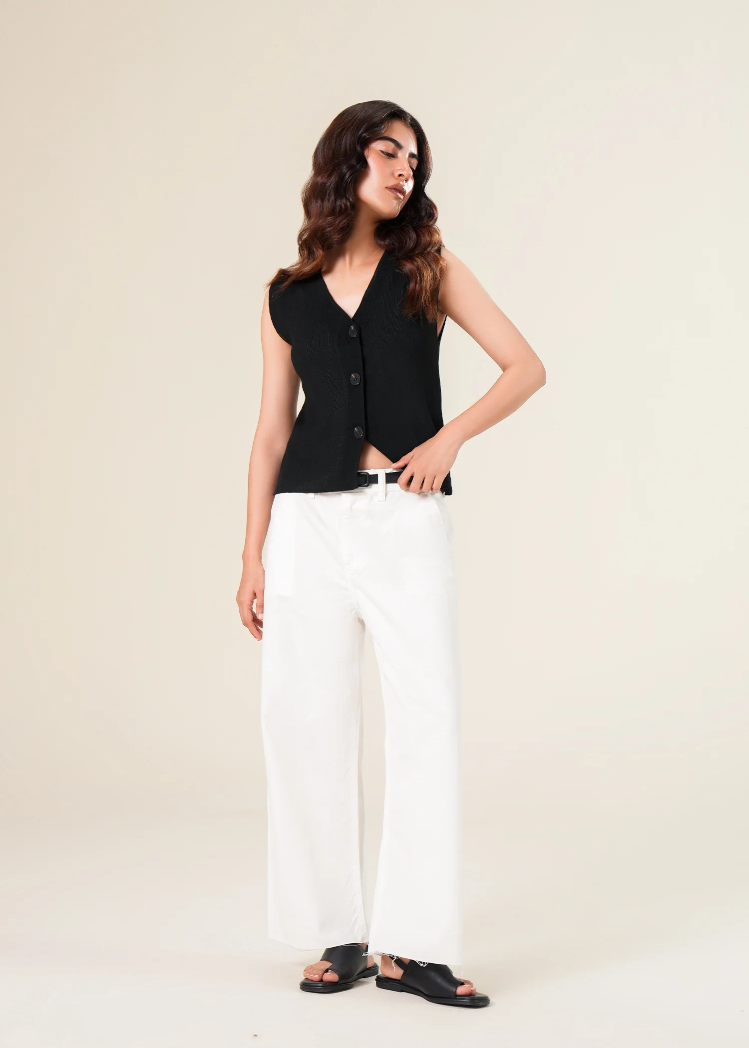 Knitted waistcoat- WS25-259 - Image 3
