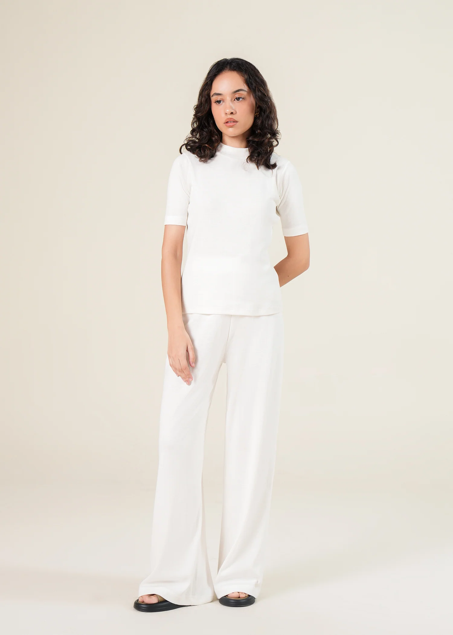 Turtle Neck Ribbed Shirt- WS25-263 - Image 4