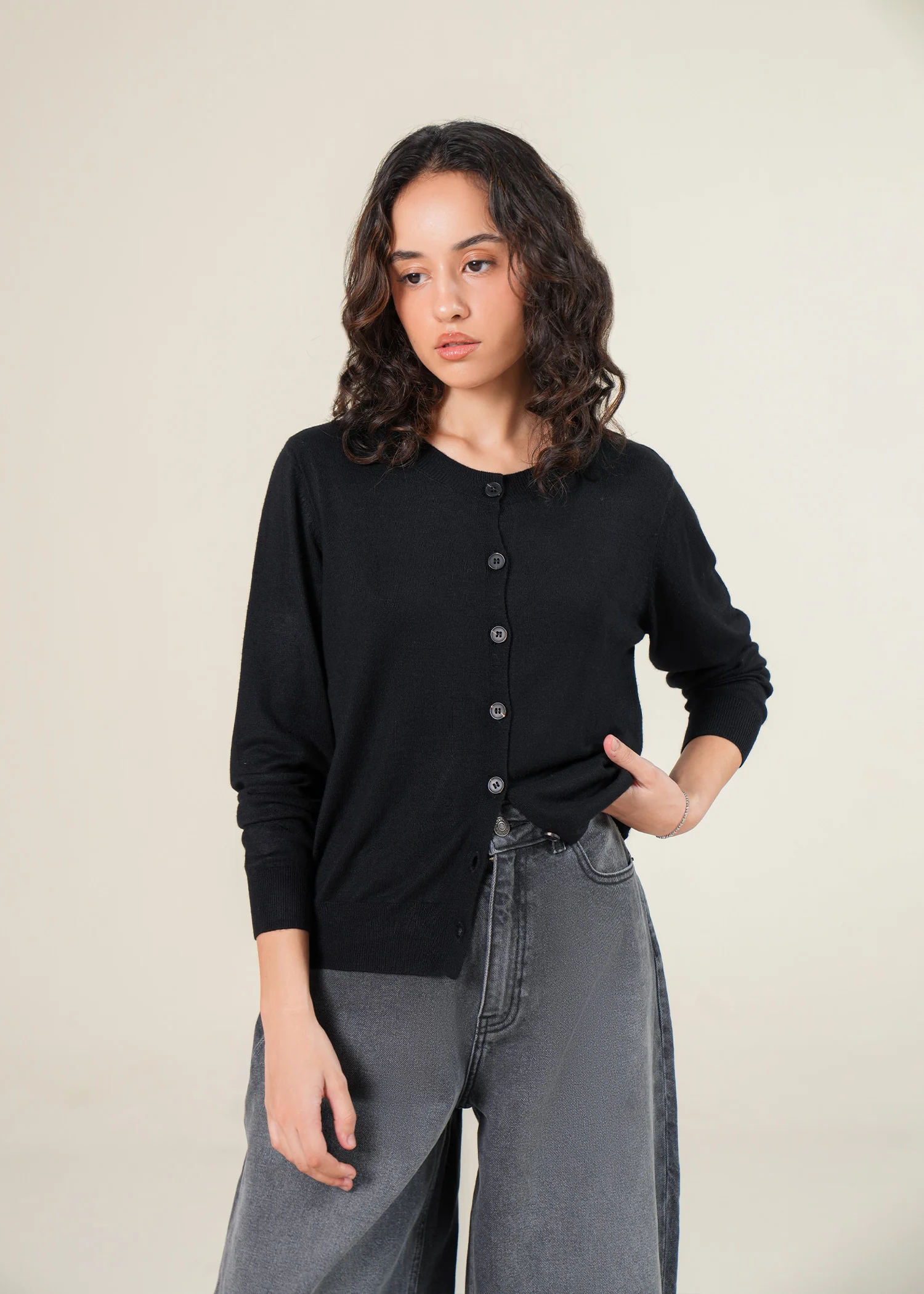 Knit Cardigan- WS25-273 - Image 3