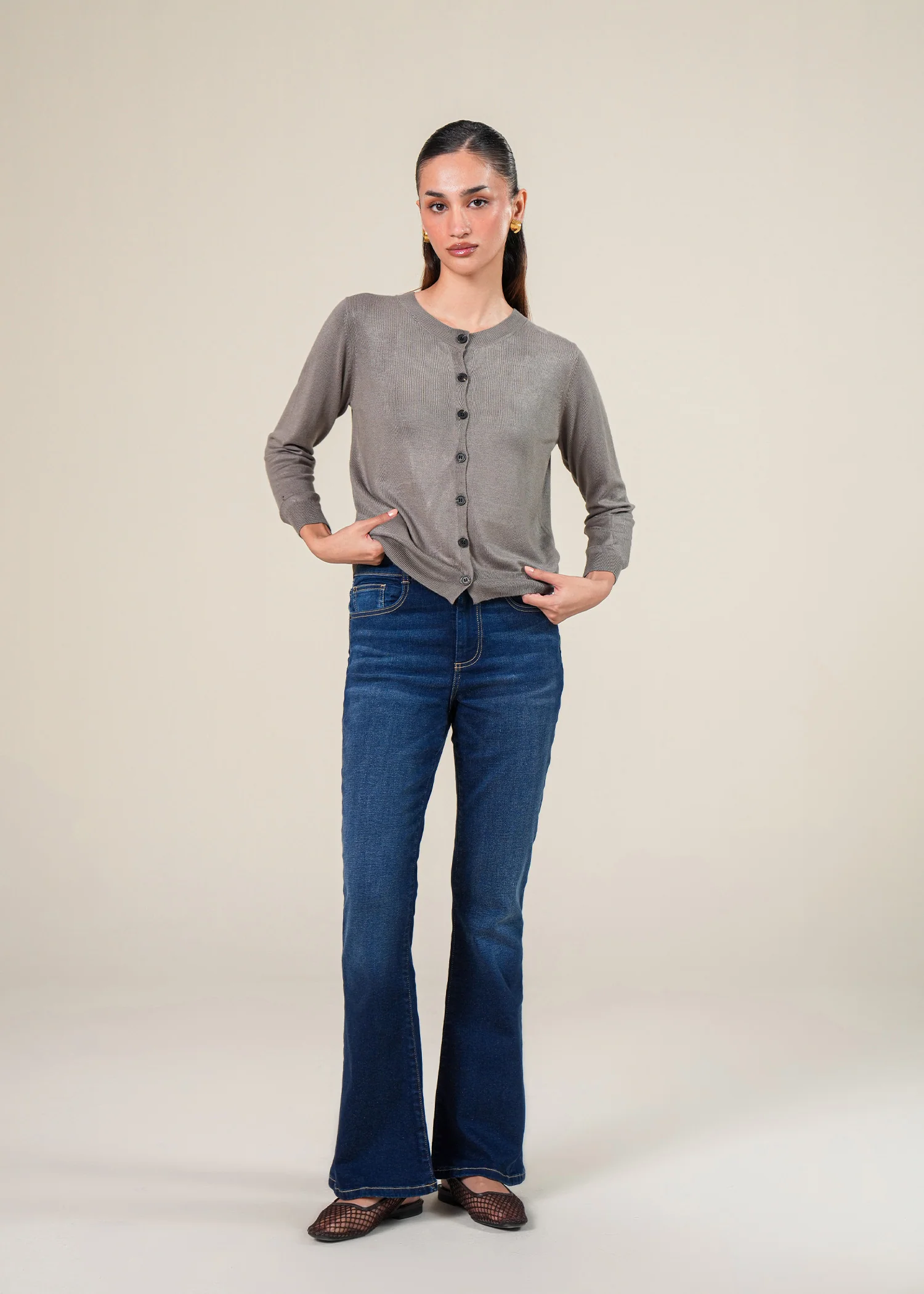 Knit Cardigan- WS25-274 - Image 5