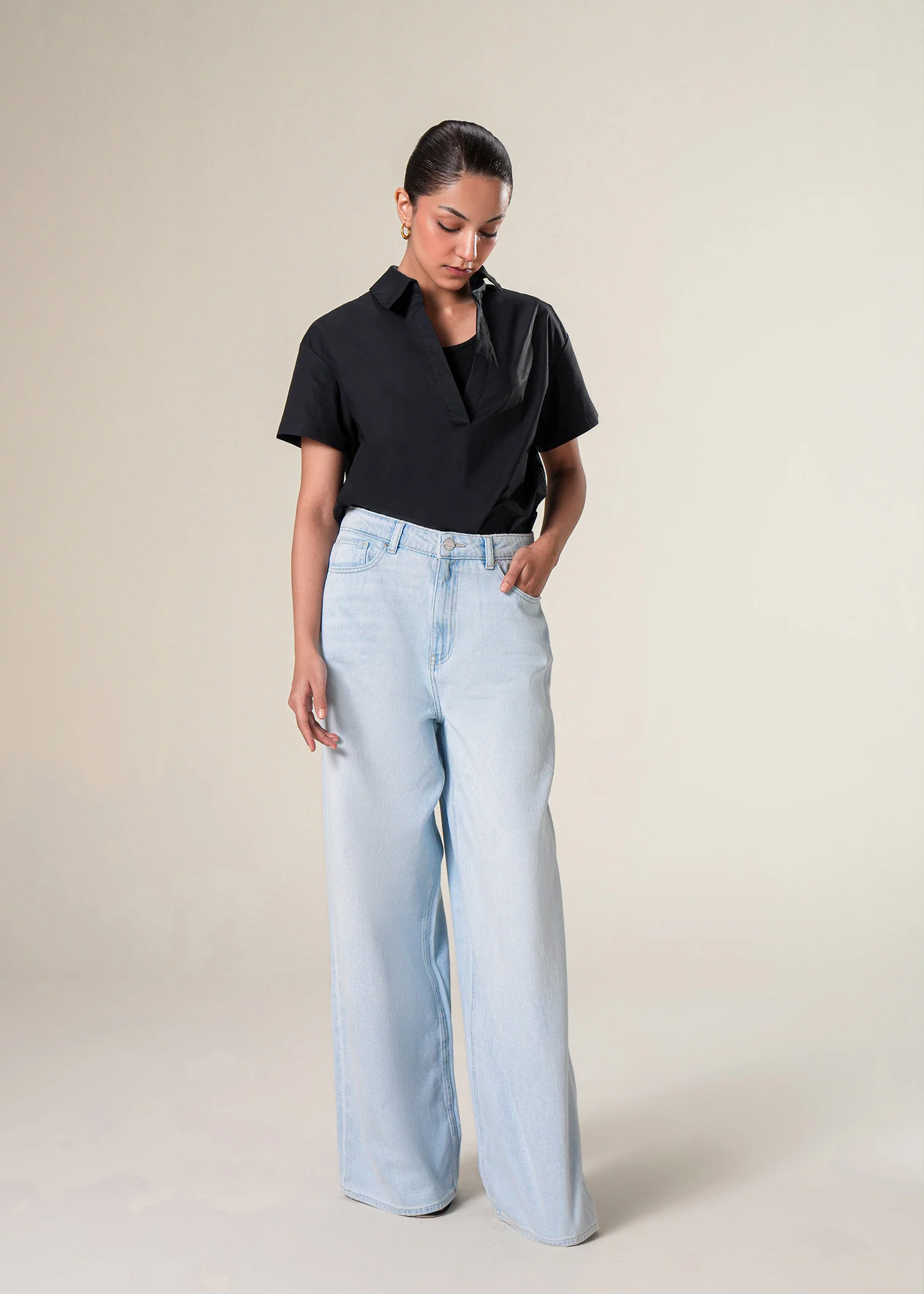 Double Layered Bodysuit Shirt- WS25-278 - Image 5