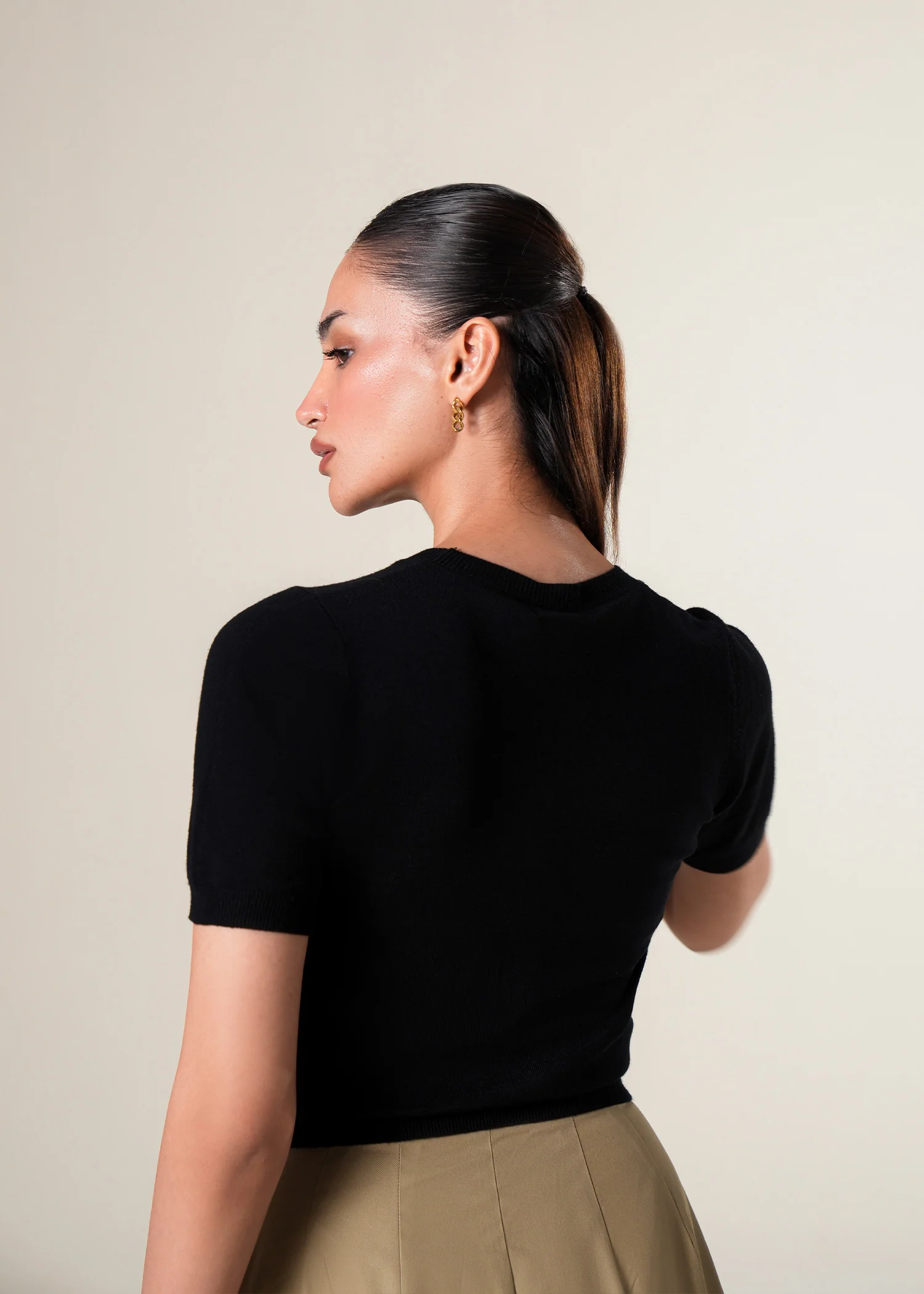 Half Sleeve Knit sweater- WS25-282 - Image 3