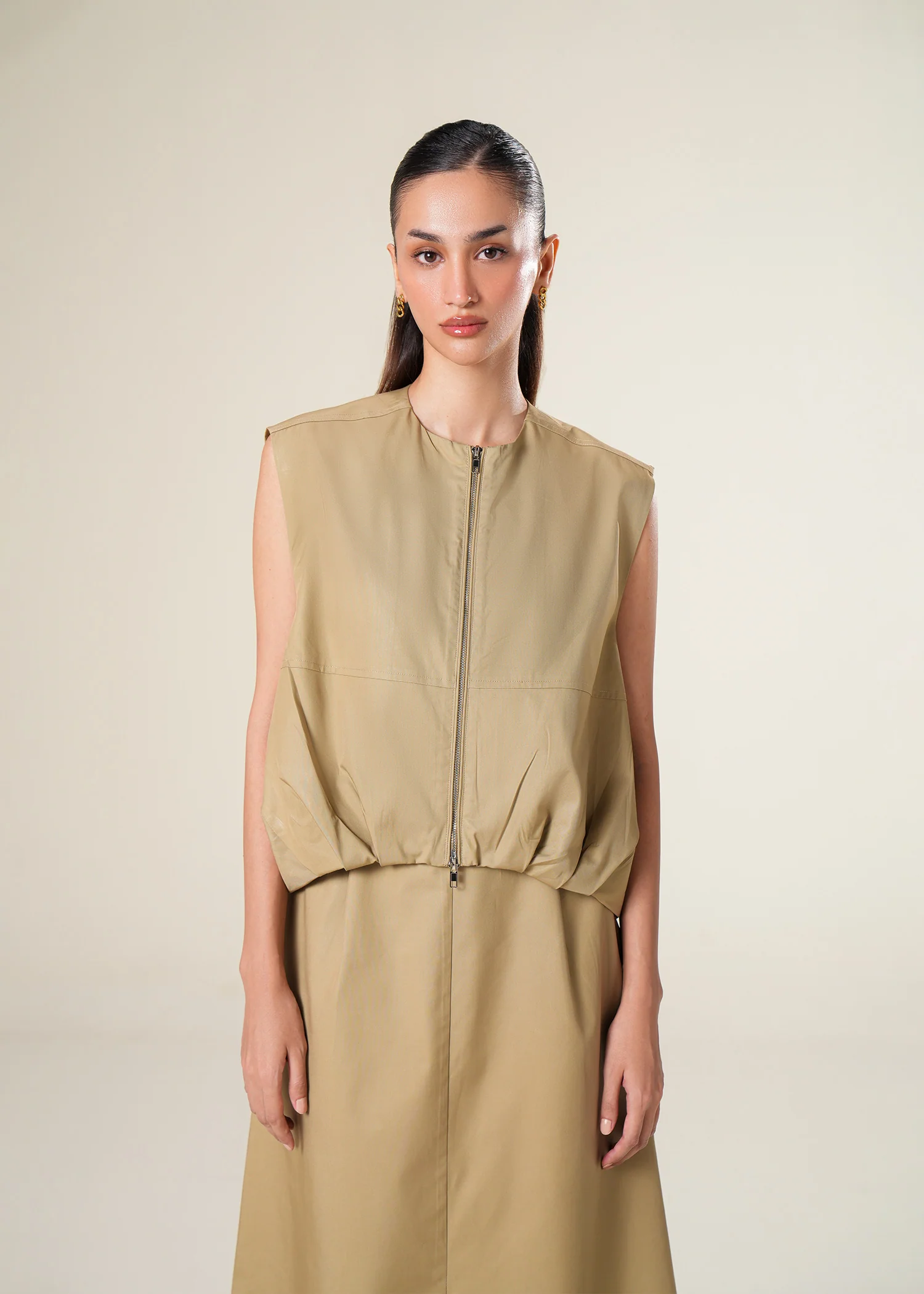 Zip Closure Utility Vest- WS25-286 - Image 3