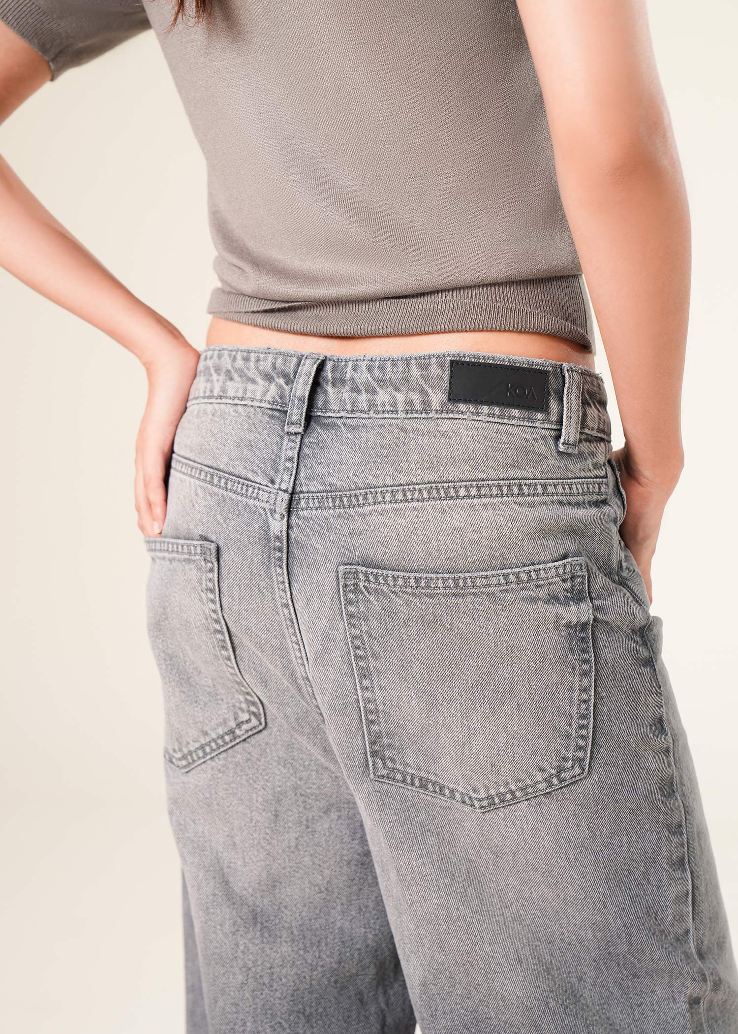 Straight Legged Jeans- WS25-296 - Image 3