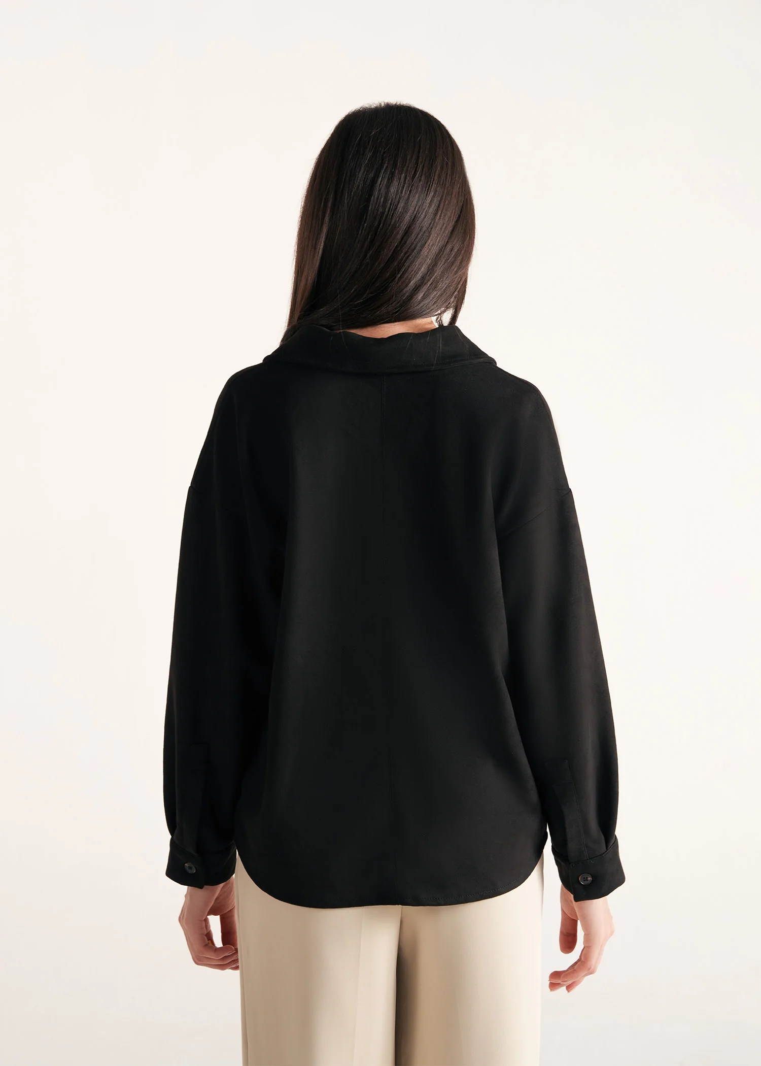 Loose Fit Button Down Shirt- WS25-327 - Image 4
