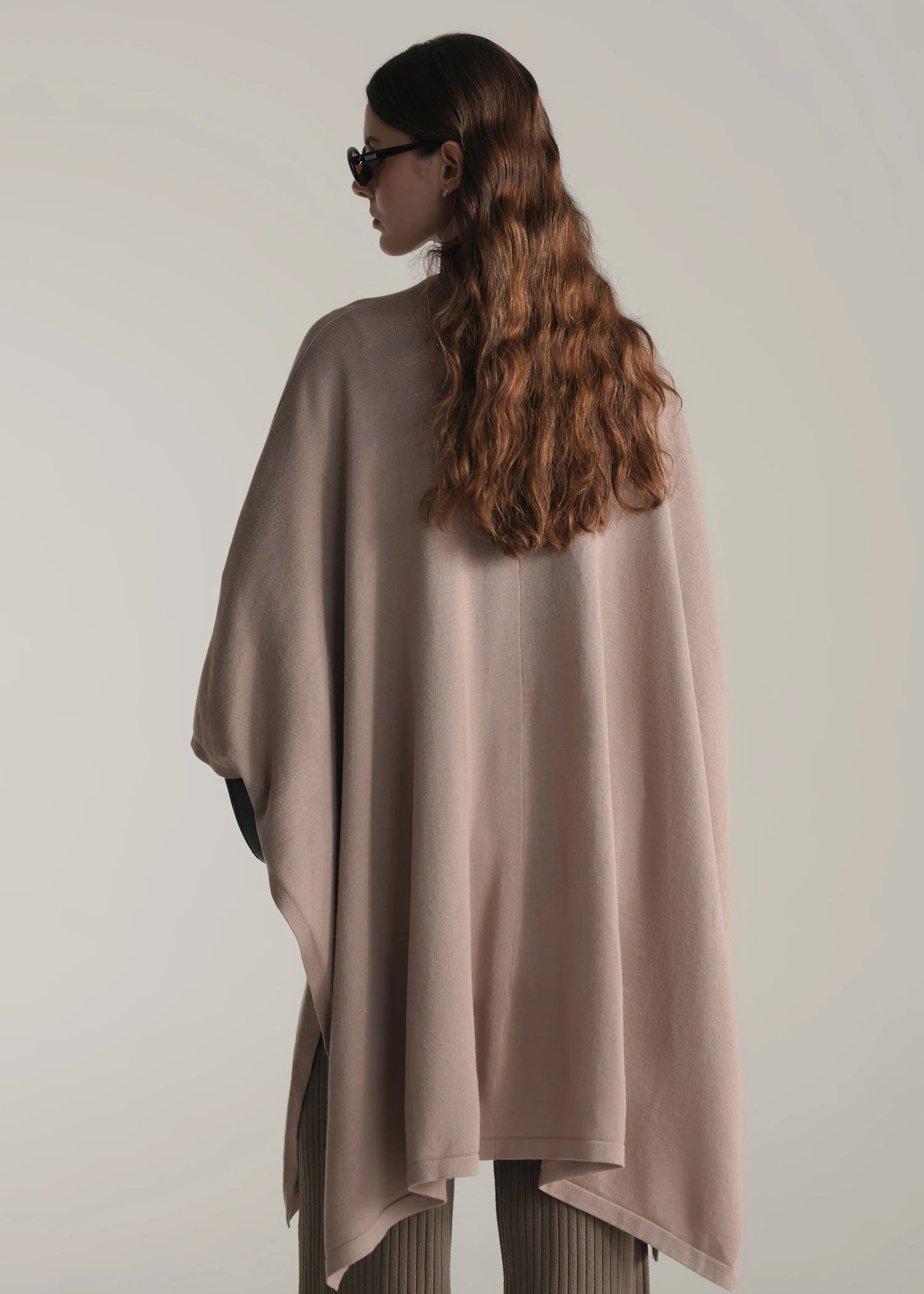 Draped Knitted Cape- WS25-331 - Image 3