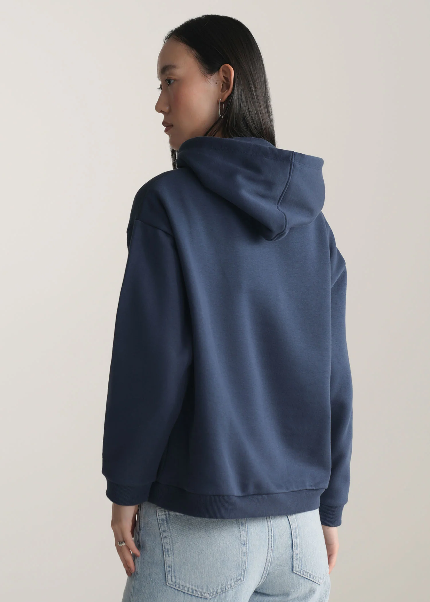 Loose Fit Basic Hoodie- WS25-351 - Image 2