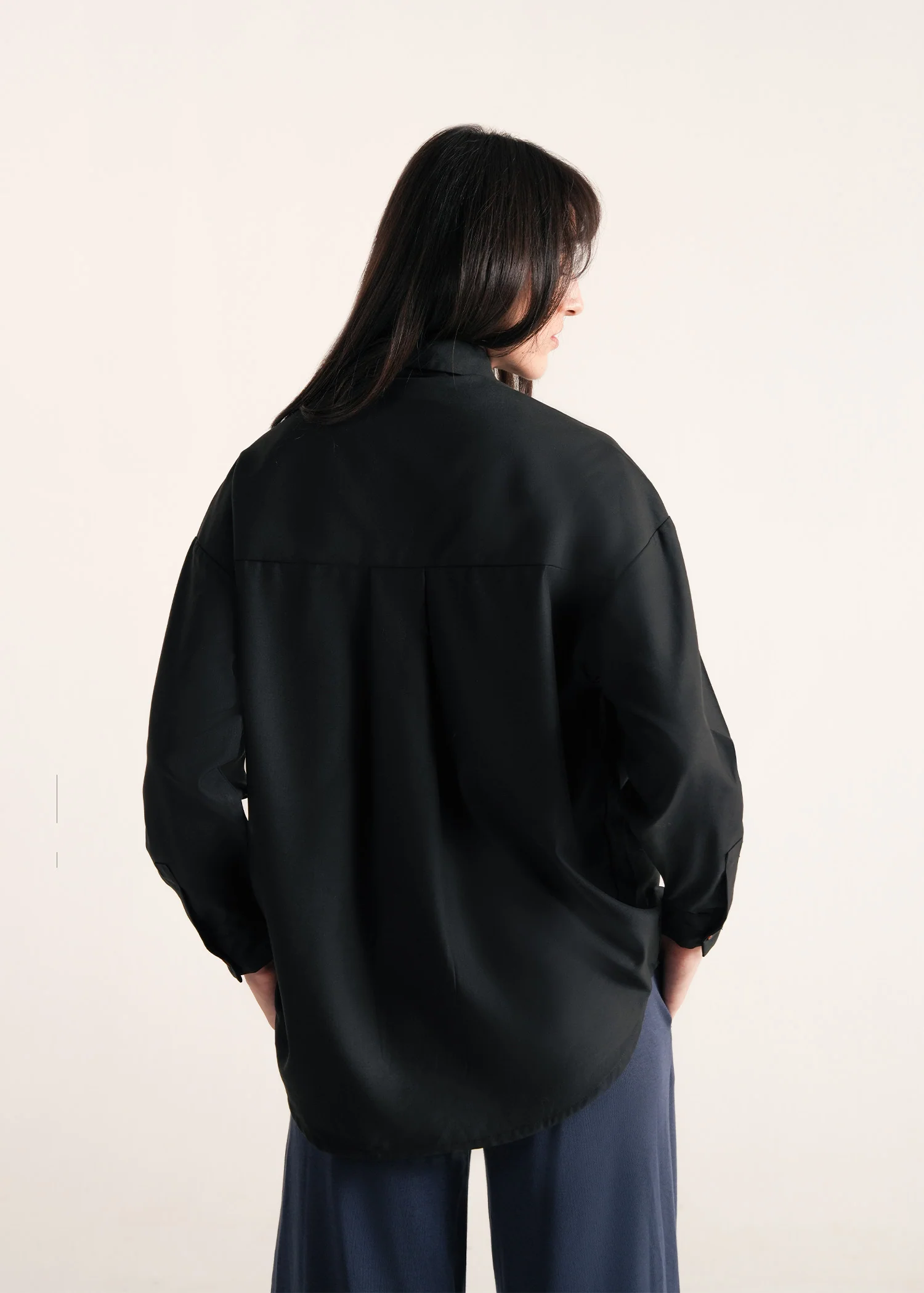 Oversized Long Shirt- WS25-358 - Image 3