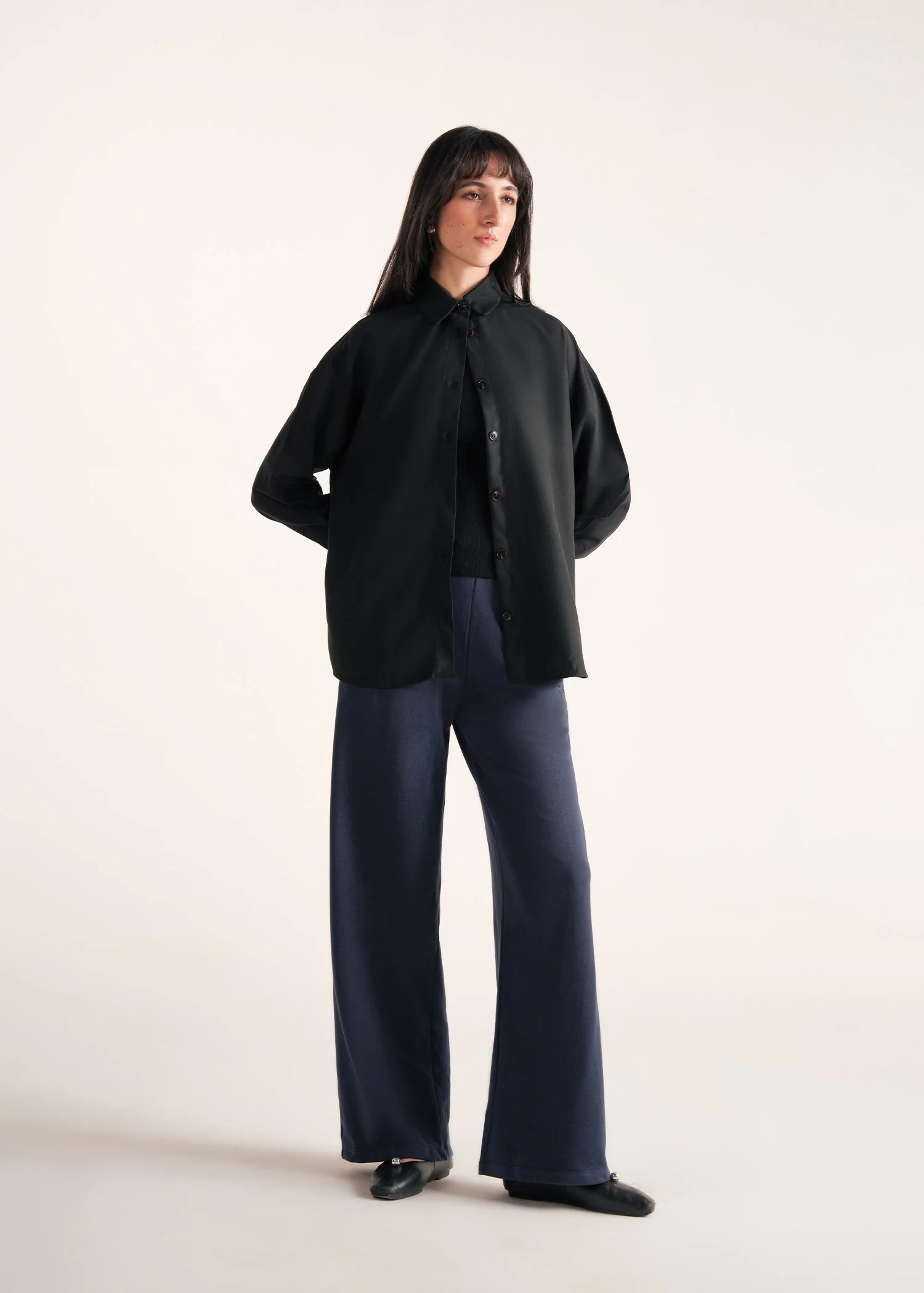 Oversized Long Shirt- WS25-358 - Image 5