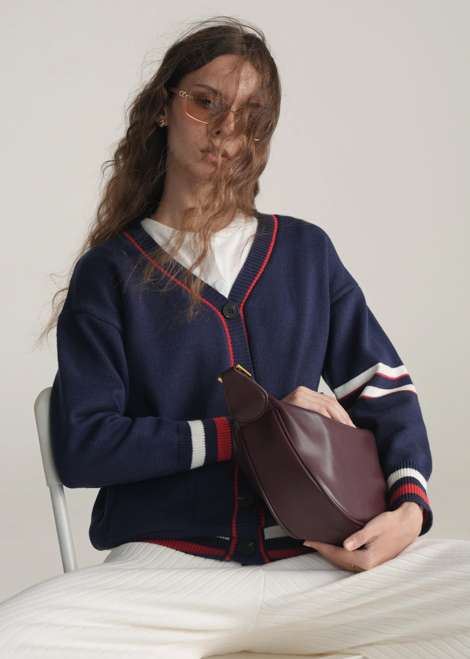Varsity Styled Cardigan-WS25-365 - Image 3