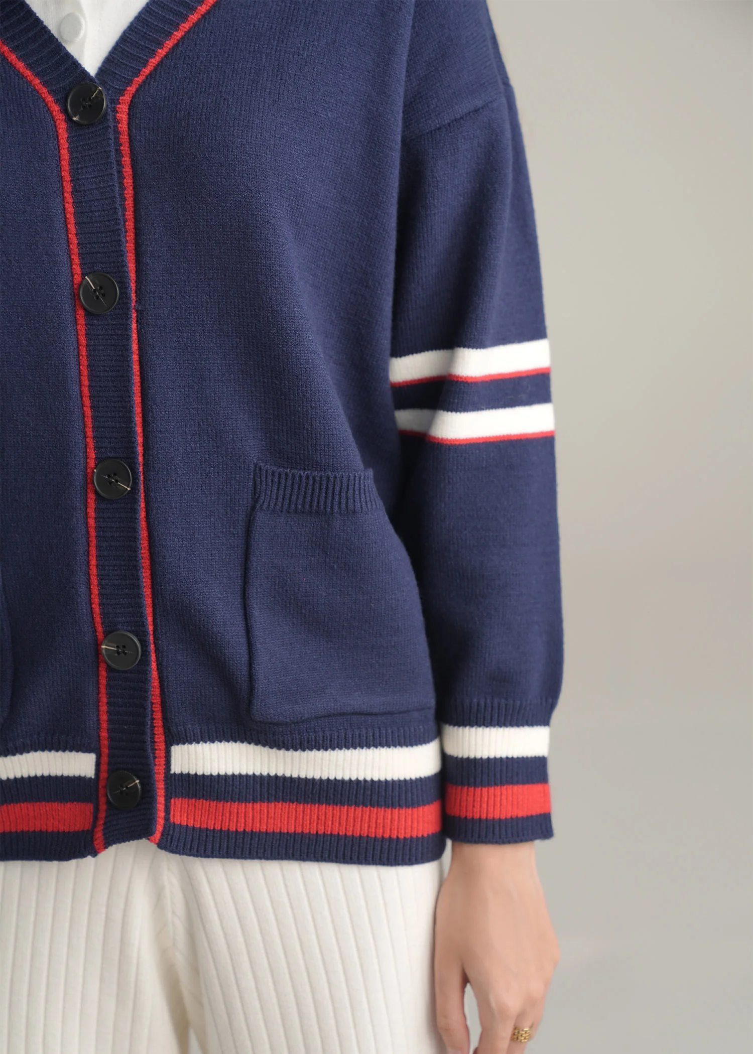 Varsity Styled Cardigan-WS25-365 - Image 4