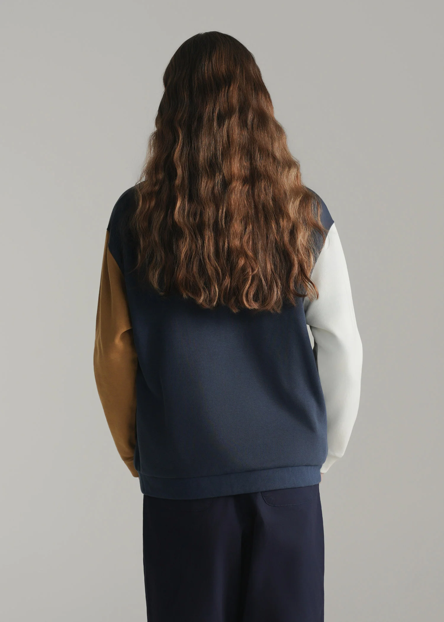 Oversized Full Zip Hoodie- WS25-371 - Image 5