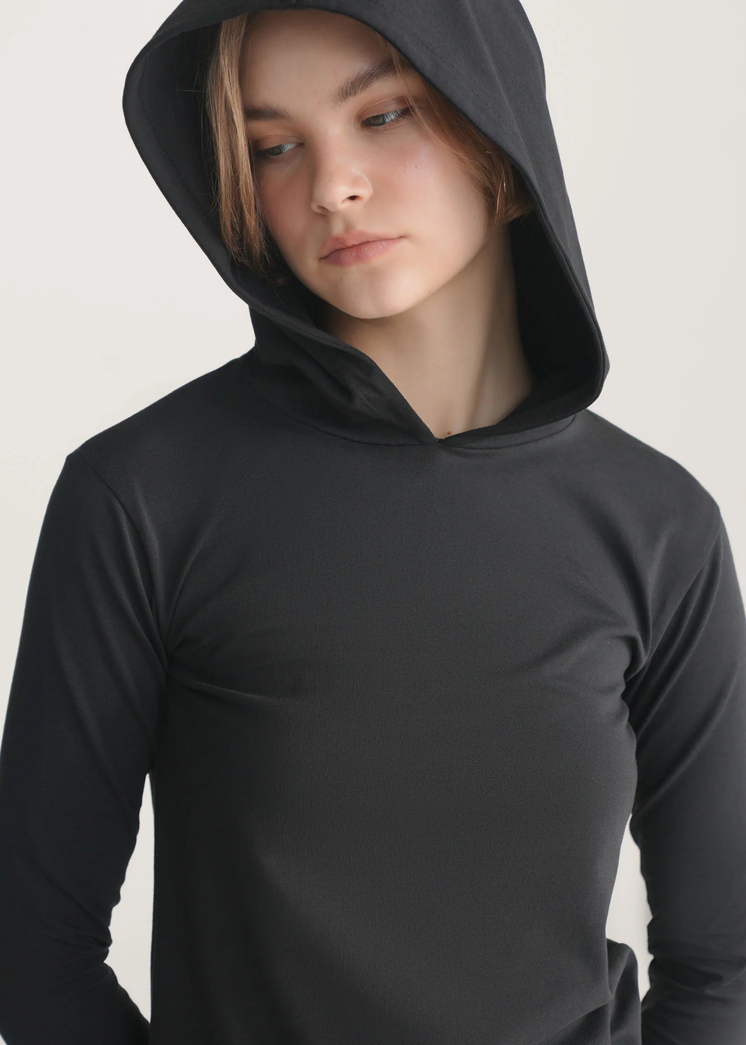 Slim Fit Knitted Hoodie- WS25-373 - Image 4