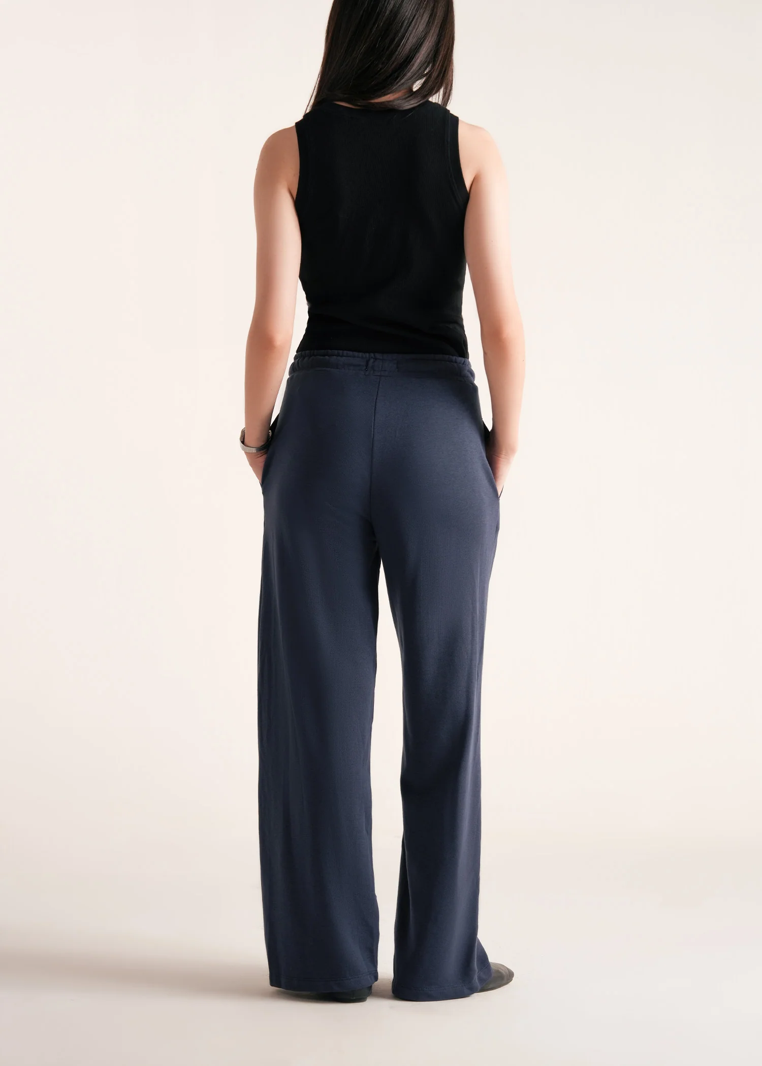 Wide Leg Knit Trouser- WS25-382 - Image 3