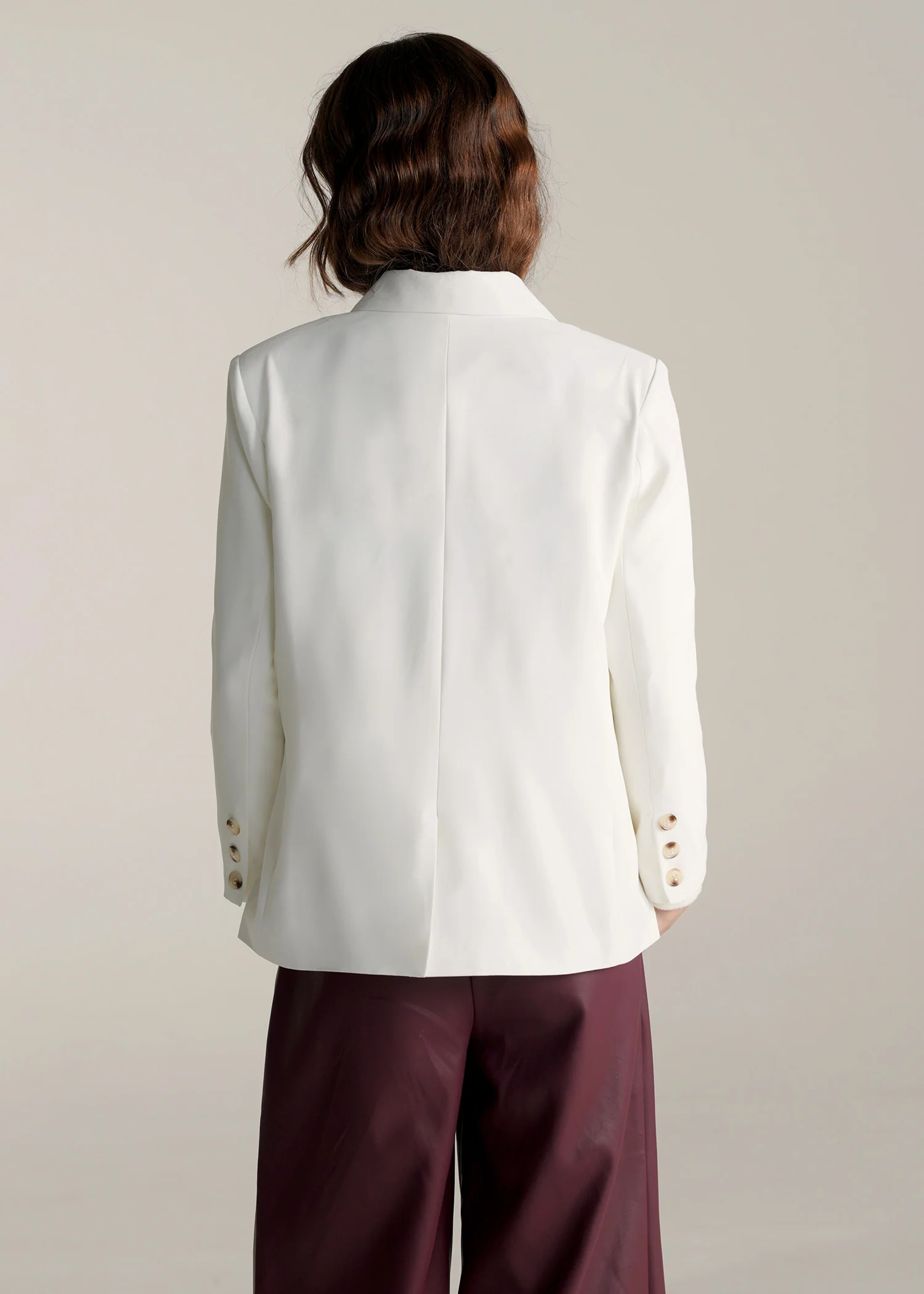 Oversized Double Breasted Blazer- WS25-391 - Image 3