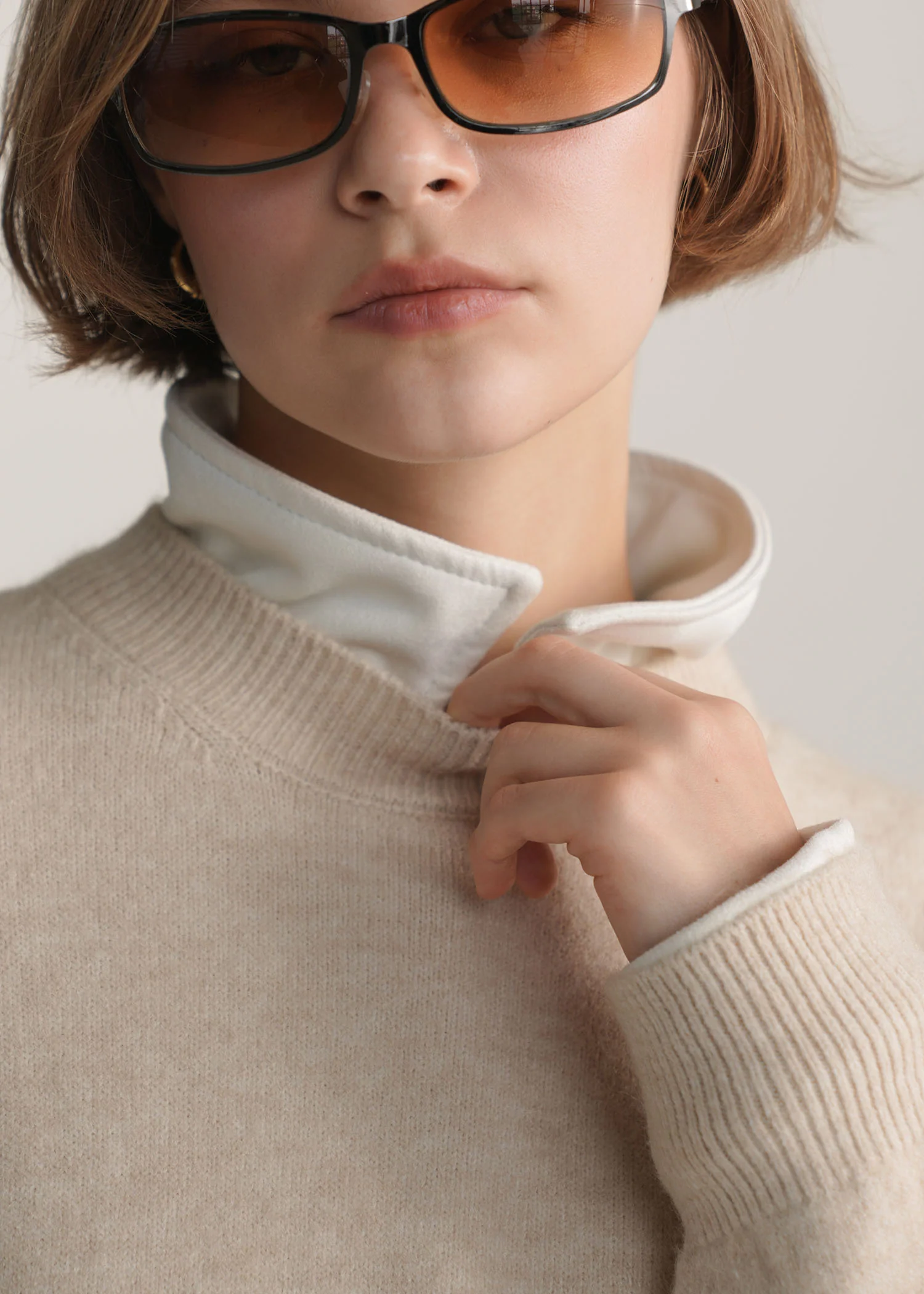 Relaxed Fit Knit Sweater- WS25-392 - Image 3