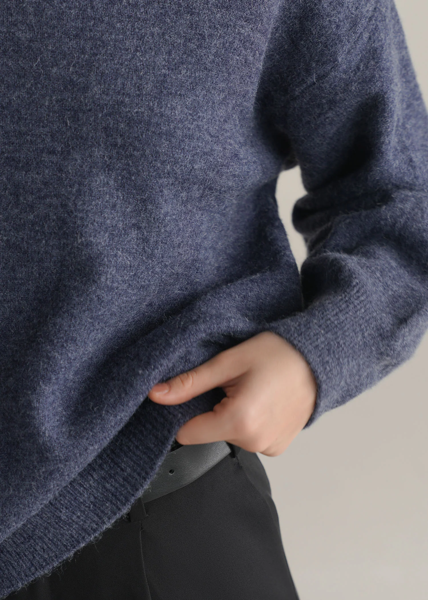 Relaxed Fit Knit Sweater- WS25-393 - Image 4