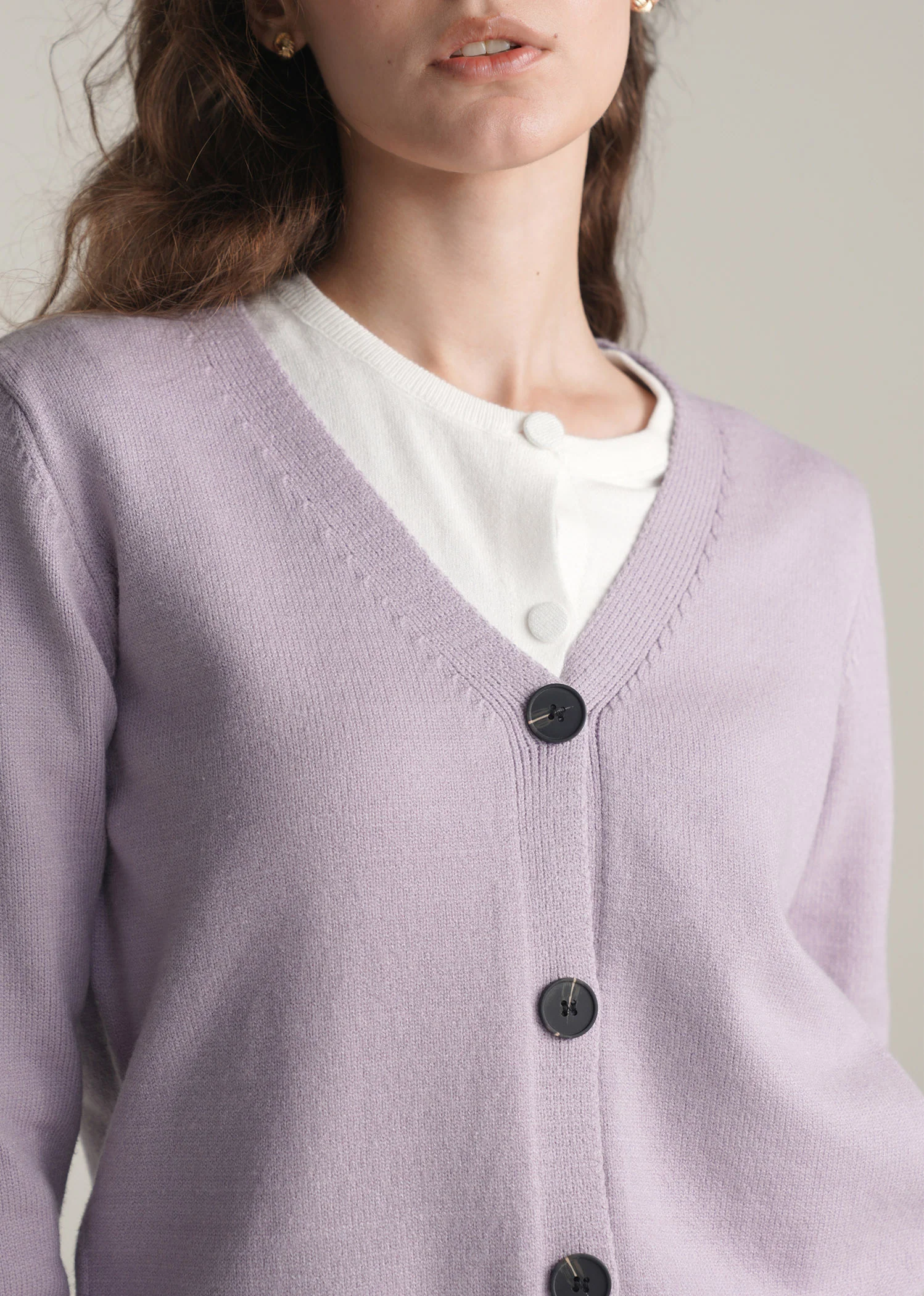 V-Neck Cardigan- WS25-398 - Image 4