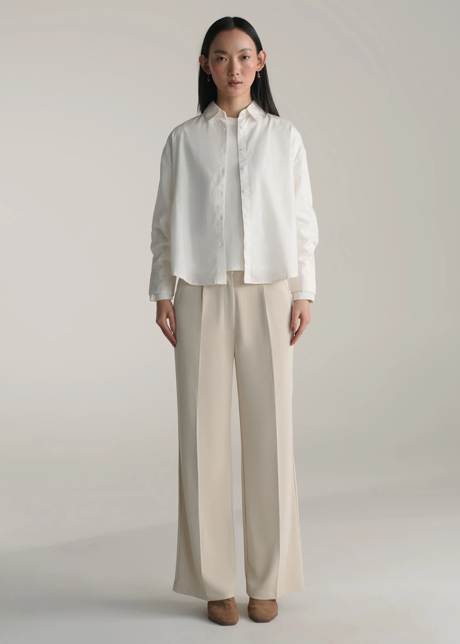 Oversized Button Down Shirt- WS25-412 - Image 5