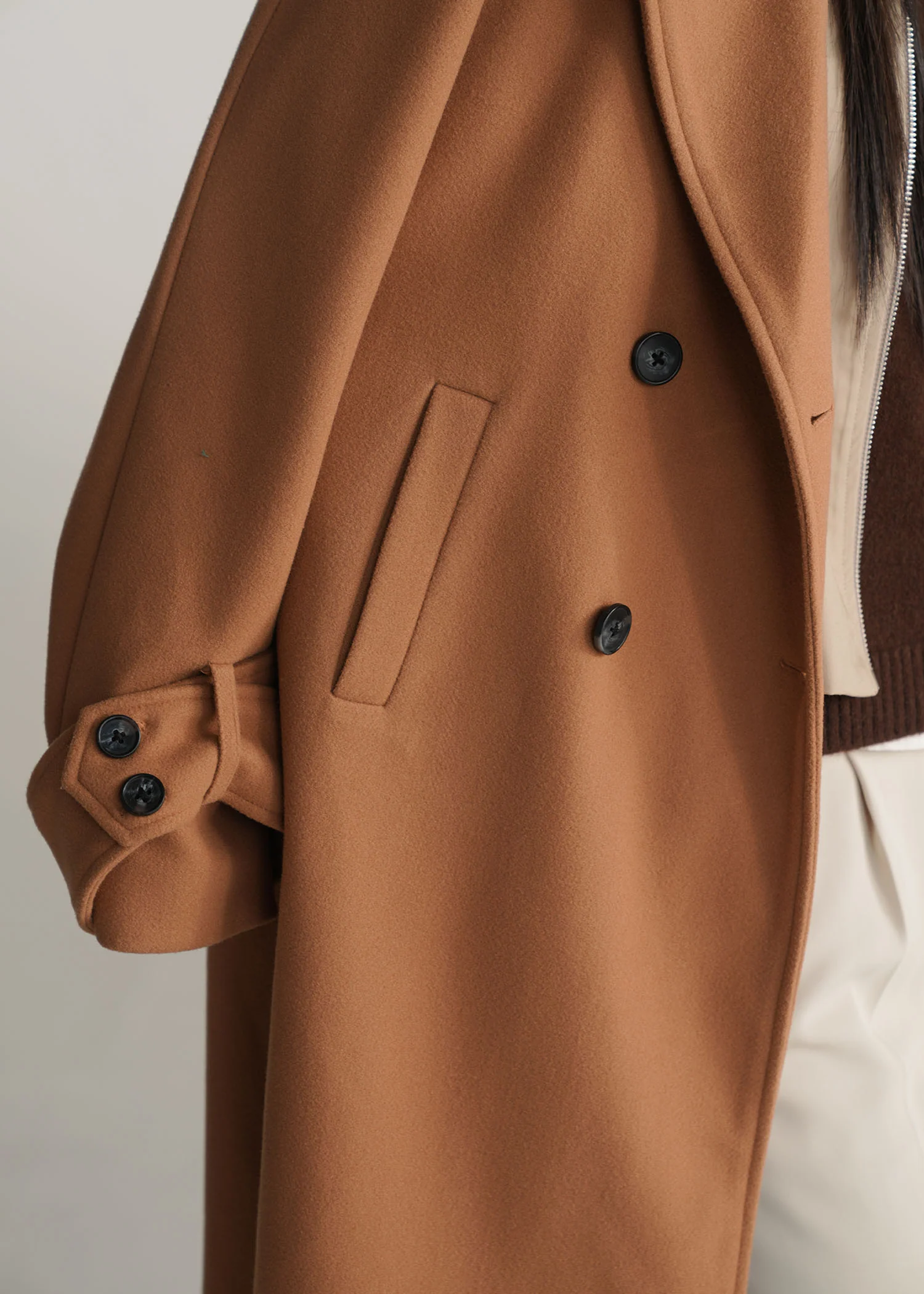 Oversized Long Coat- WS25-421 - Image 3