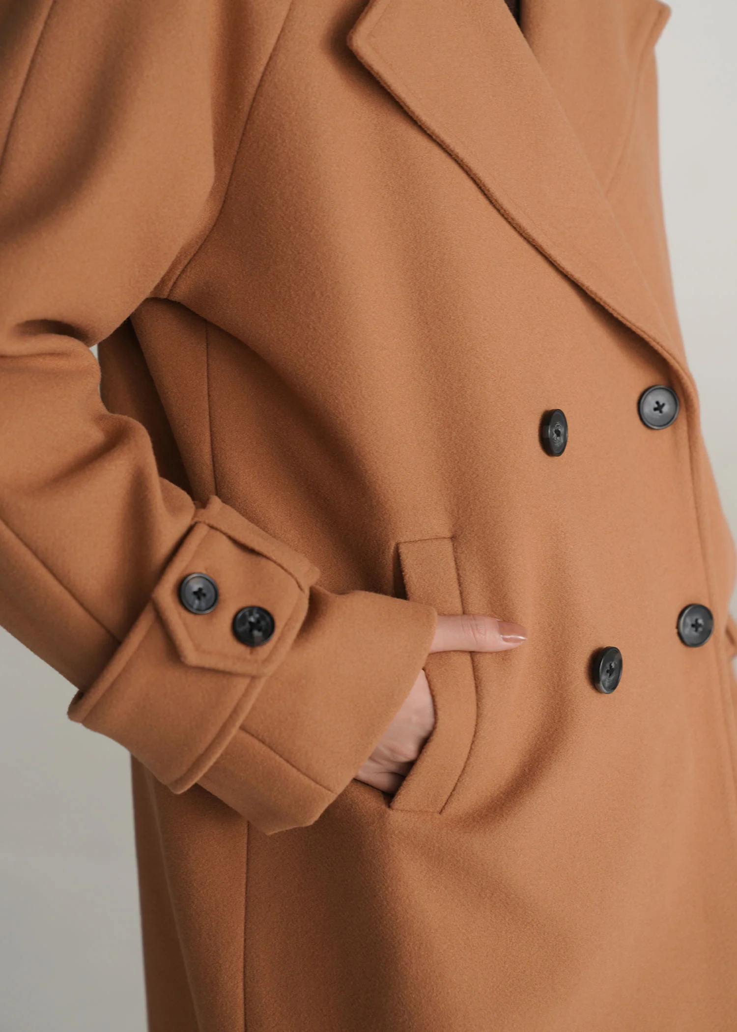 Oversized Long Coat- WS25-421 - Image 4