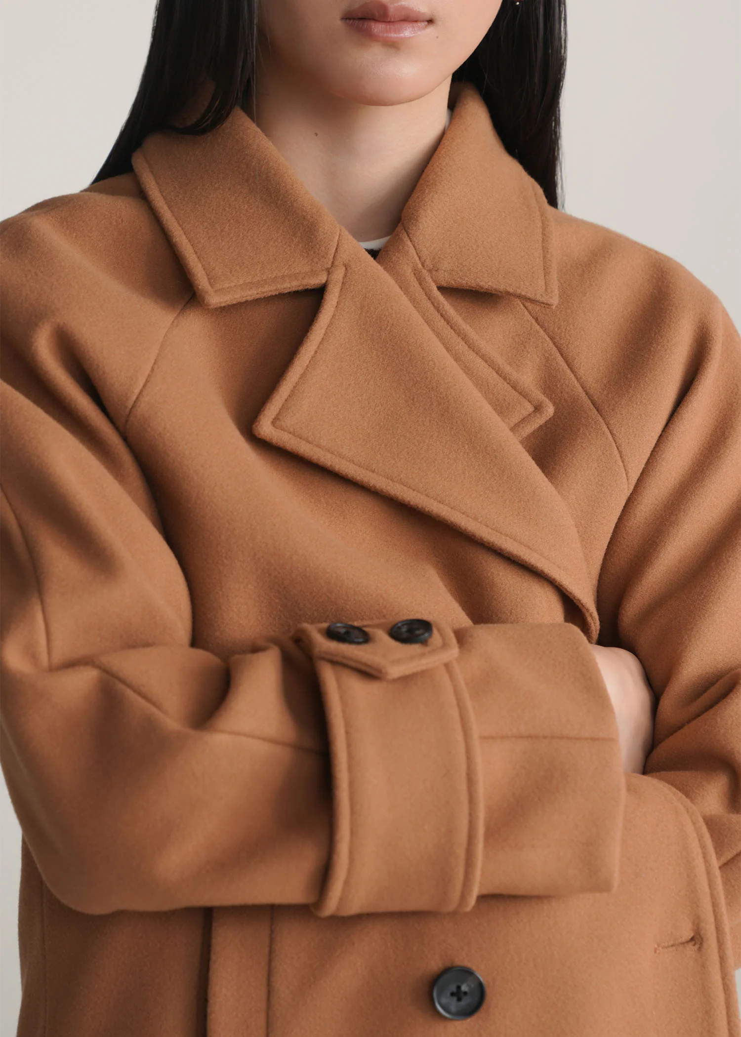 Oversized Long Coat- WS25-421 - Image 5