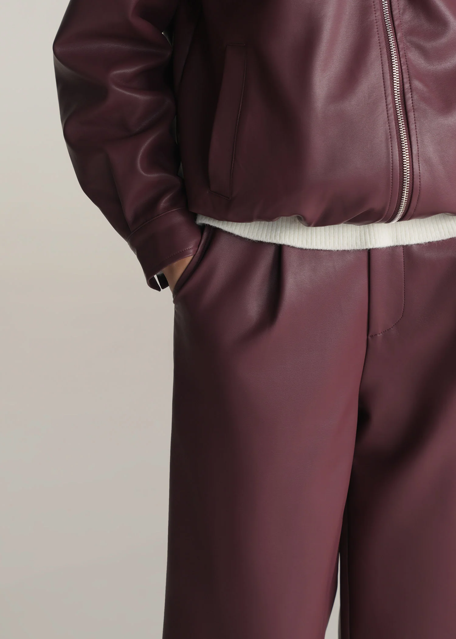Faux Leather Pants- WS25-429 - Image 4