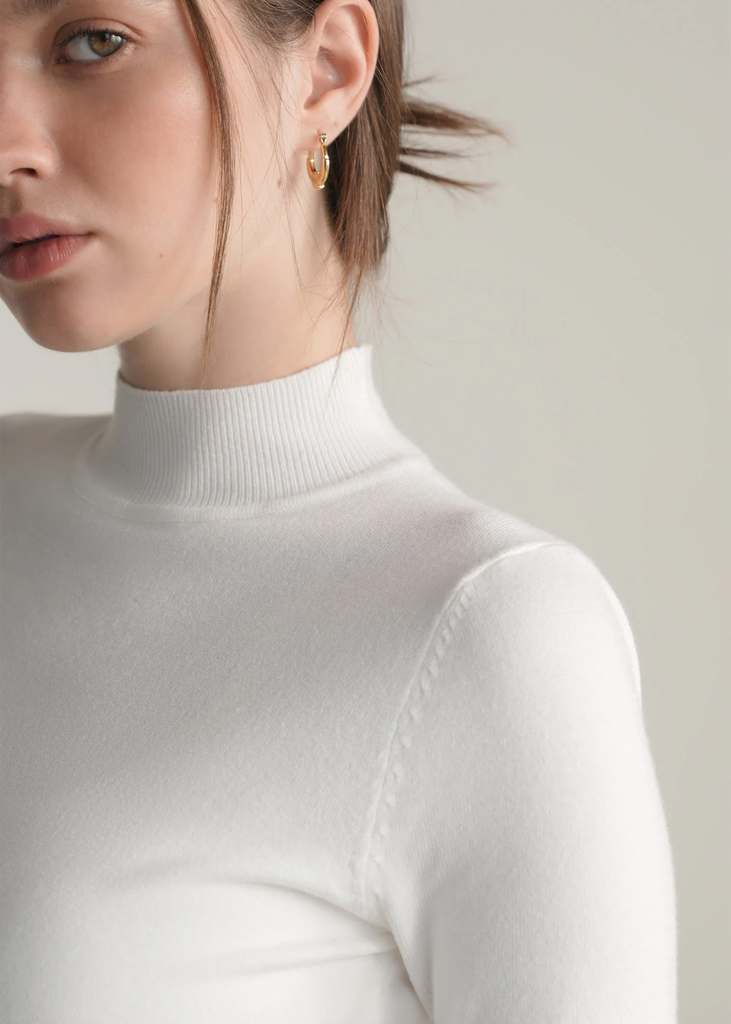 Mock Neck Sweater- WS25-435 - Image 3