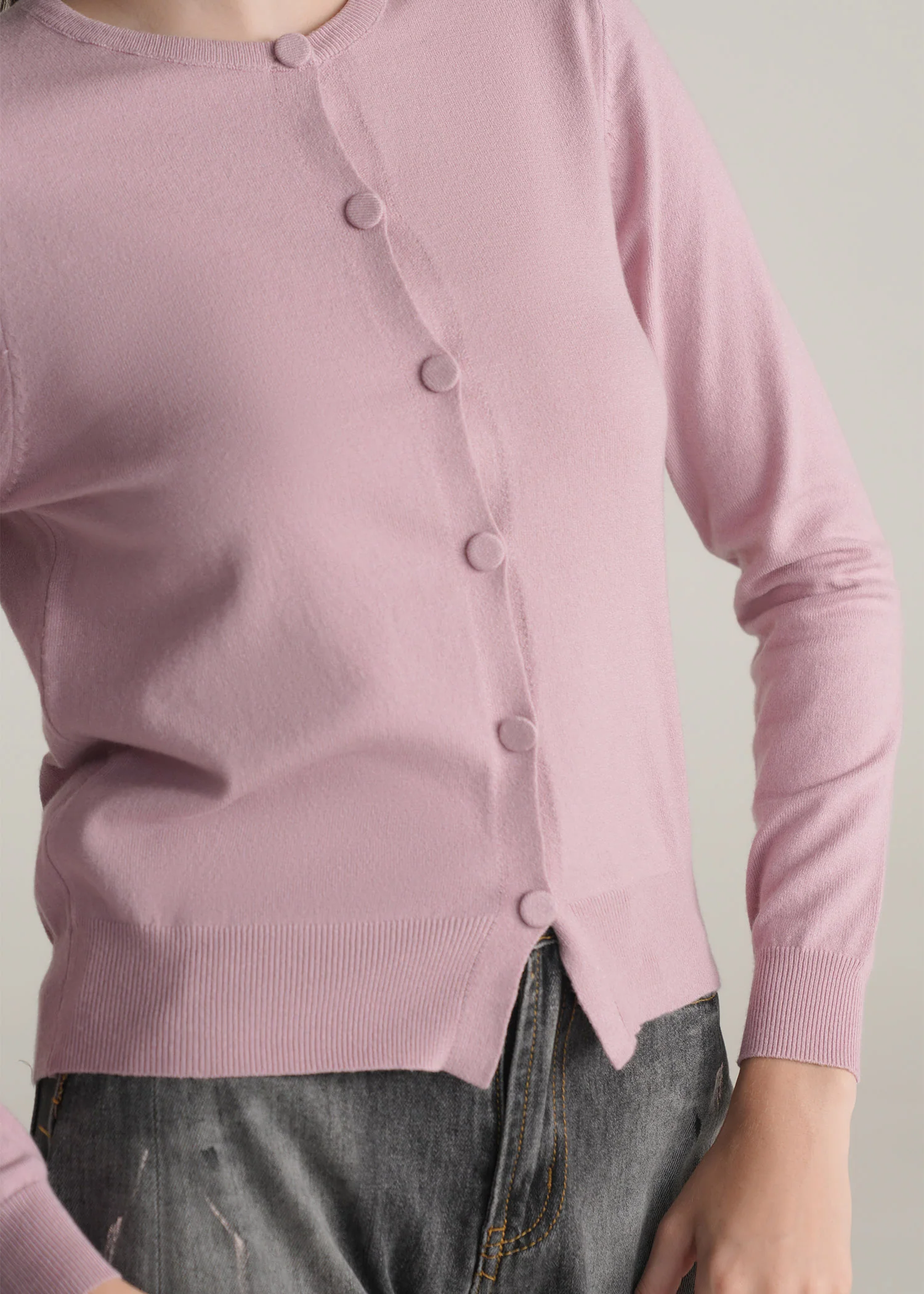 Regular Fit Basic Cardigan- WS25-447 - Image 4