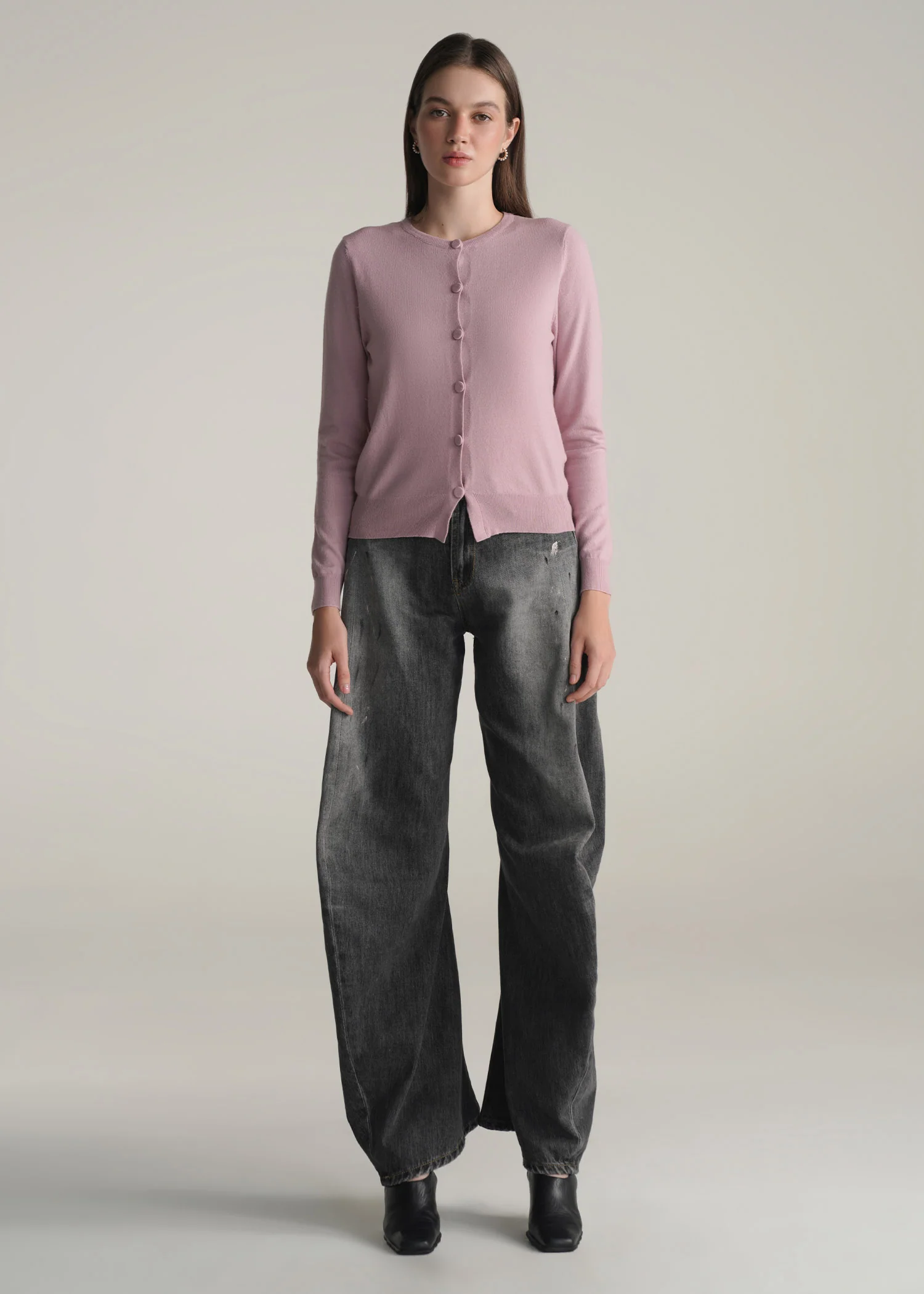 Regular Fit Basic Cardigan- WS25-447 - Image 5