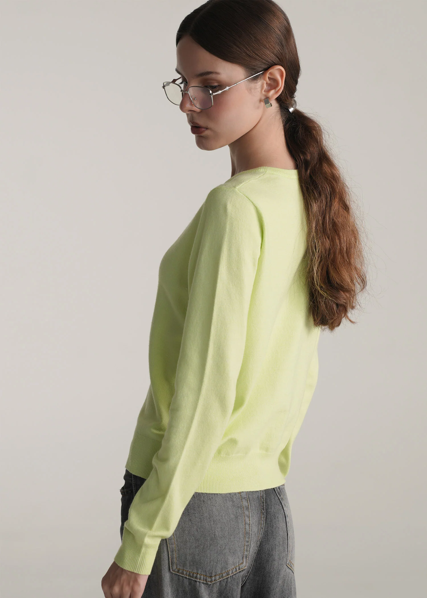 Regular Fit Basic Cardigan- WS25-448 - Image 3
