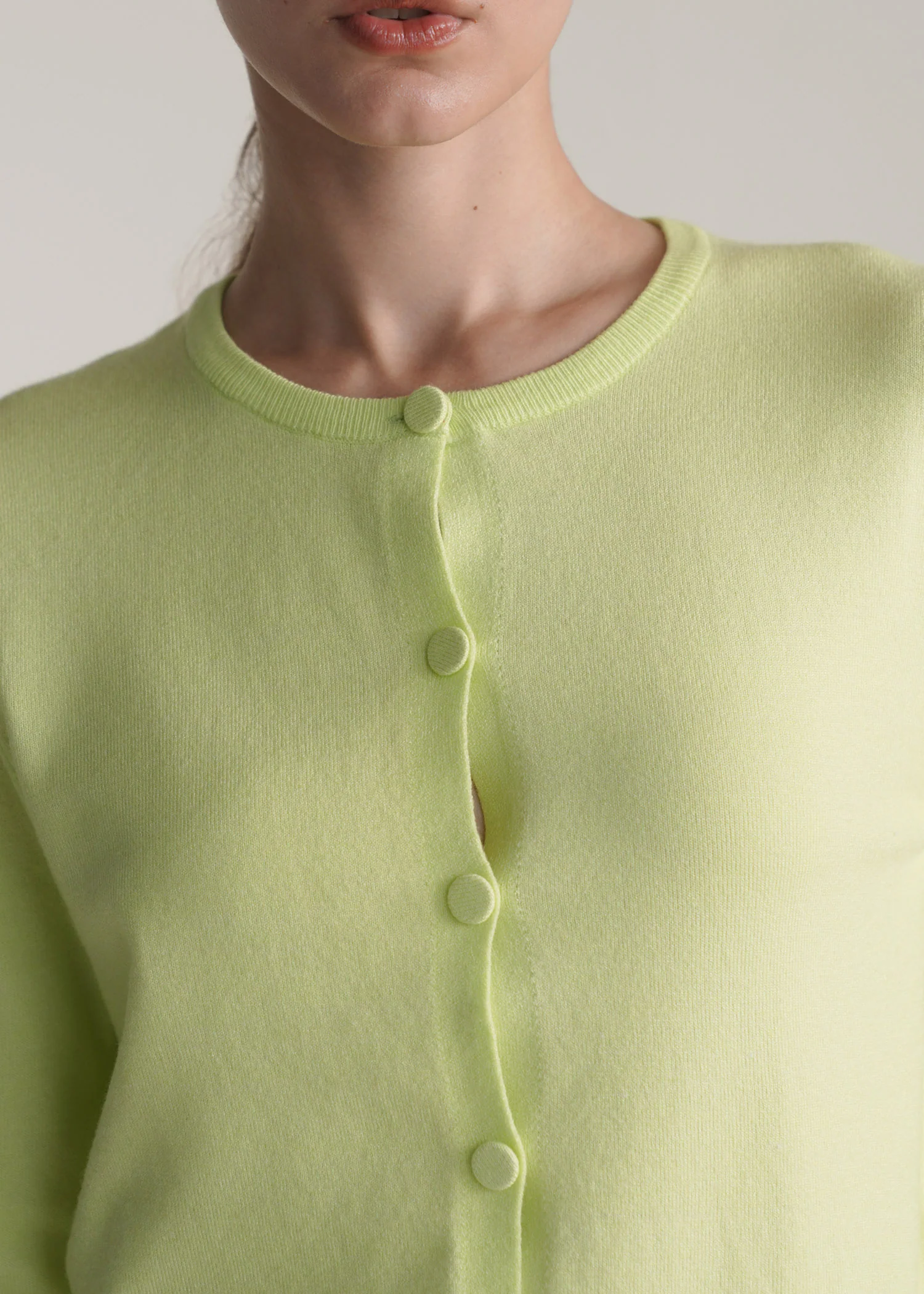 Regular Fit Basic Cardigan- WS25-448 - Image 4