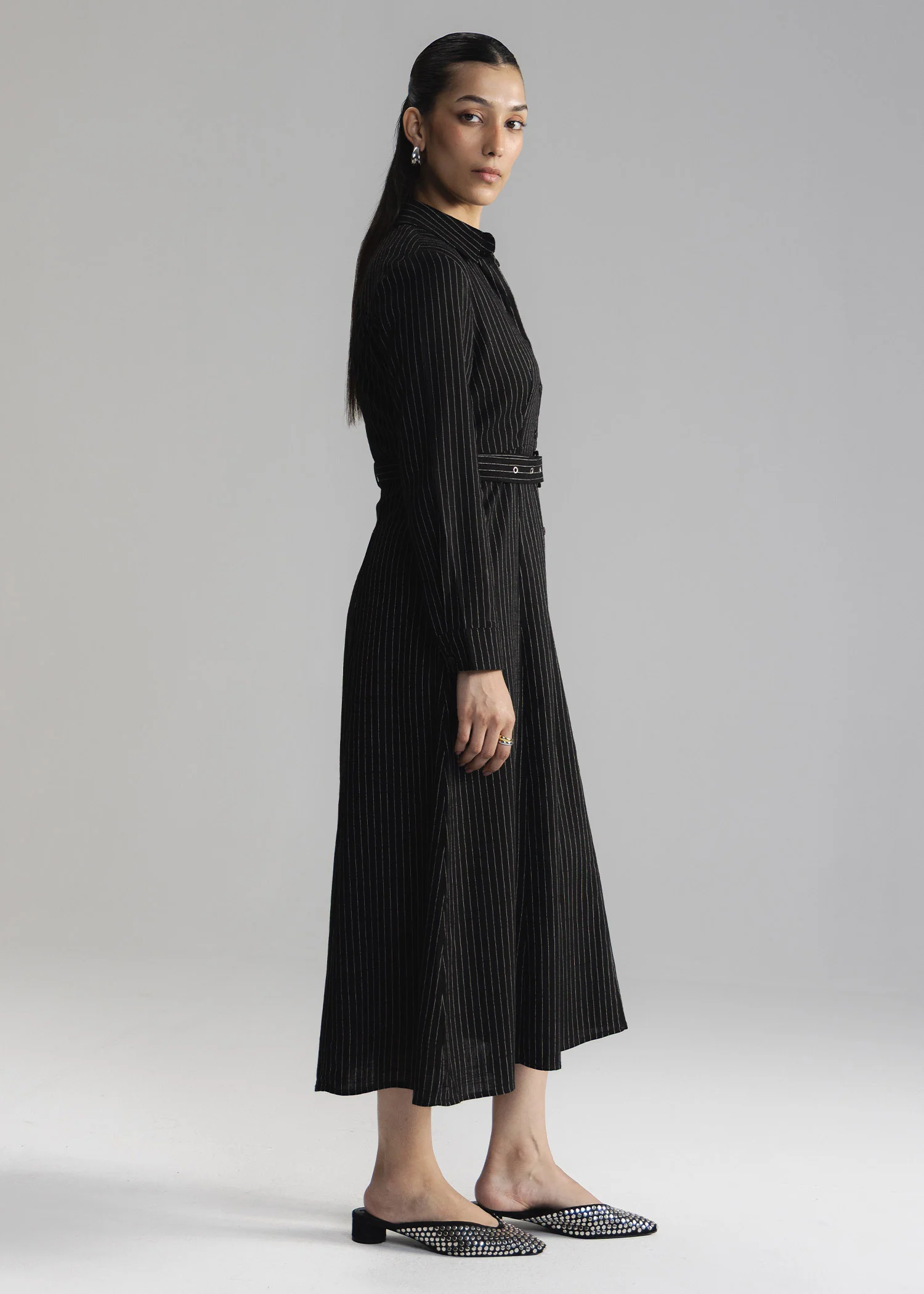 Striped Button Down Dress- WS26-01 - Image 2