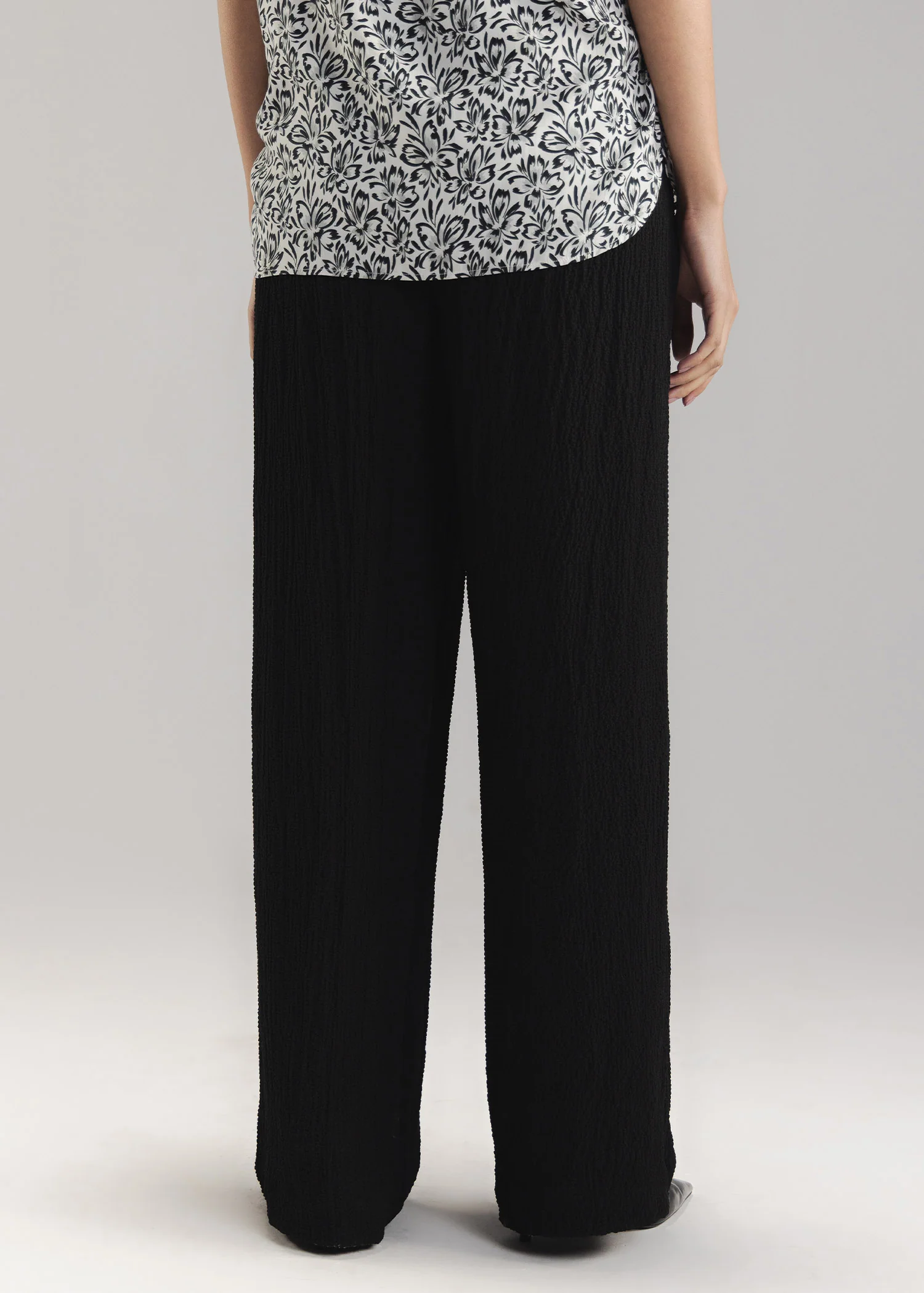 Wide Leg Crinkle Trouser- WS26-154 - Image 2