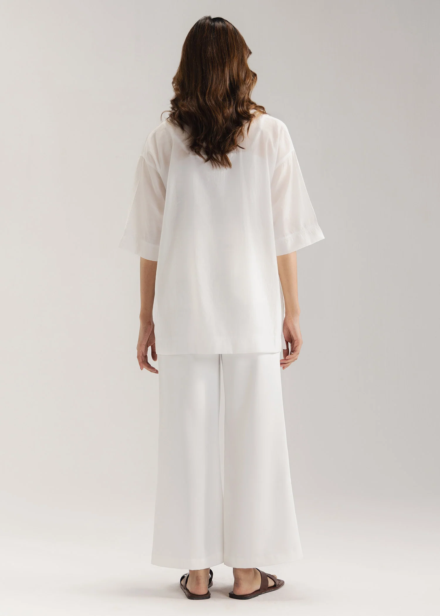 Oversized Long Sheer Shirt- WS26-23 - Image 5
