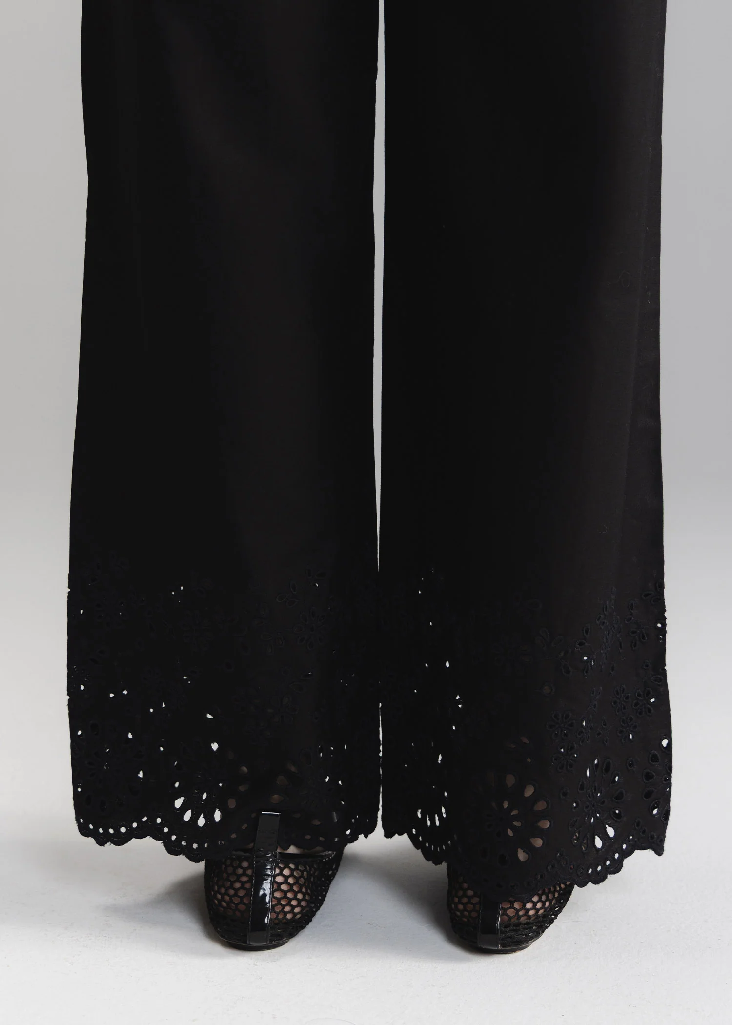 Schiffli Wide Leg Pant- WS26-25 - Image 3